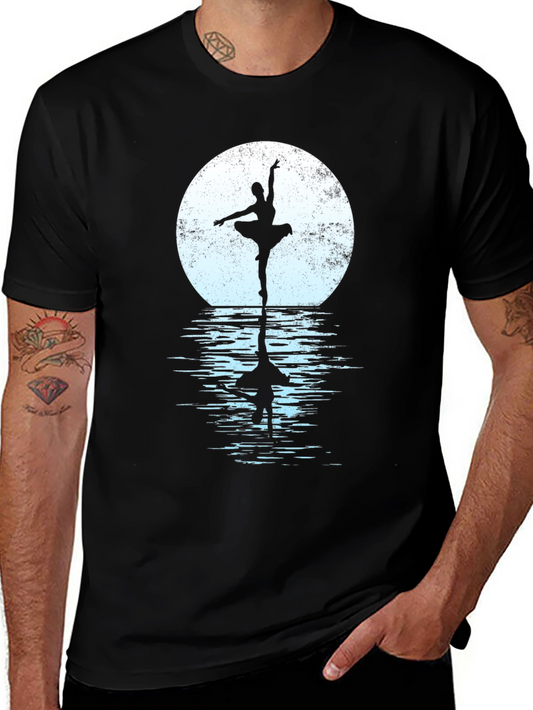 Ballerina Moon Silhouette T-Shirt