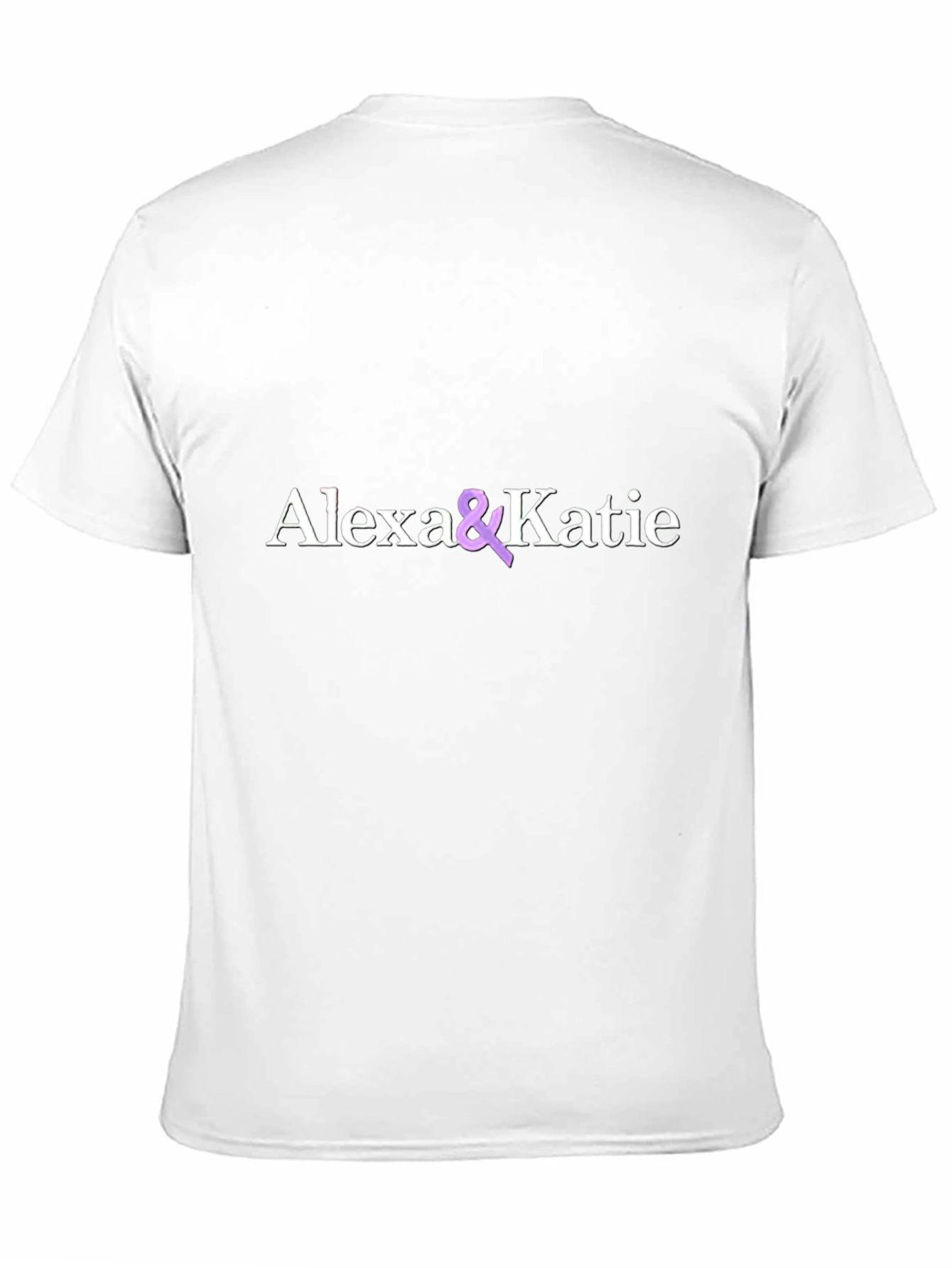 Alexa & Katie Graphic T-Shirt Black Cotton Blend