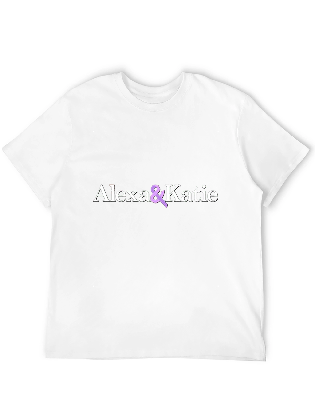 Alexa & Katie Graphic T-Shirt Black Cotton Blend