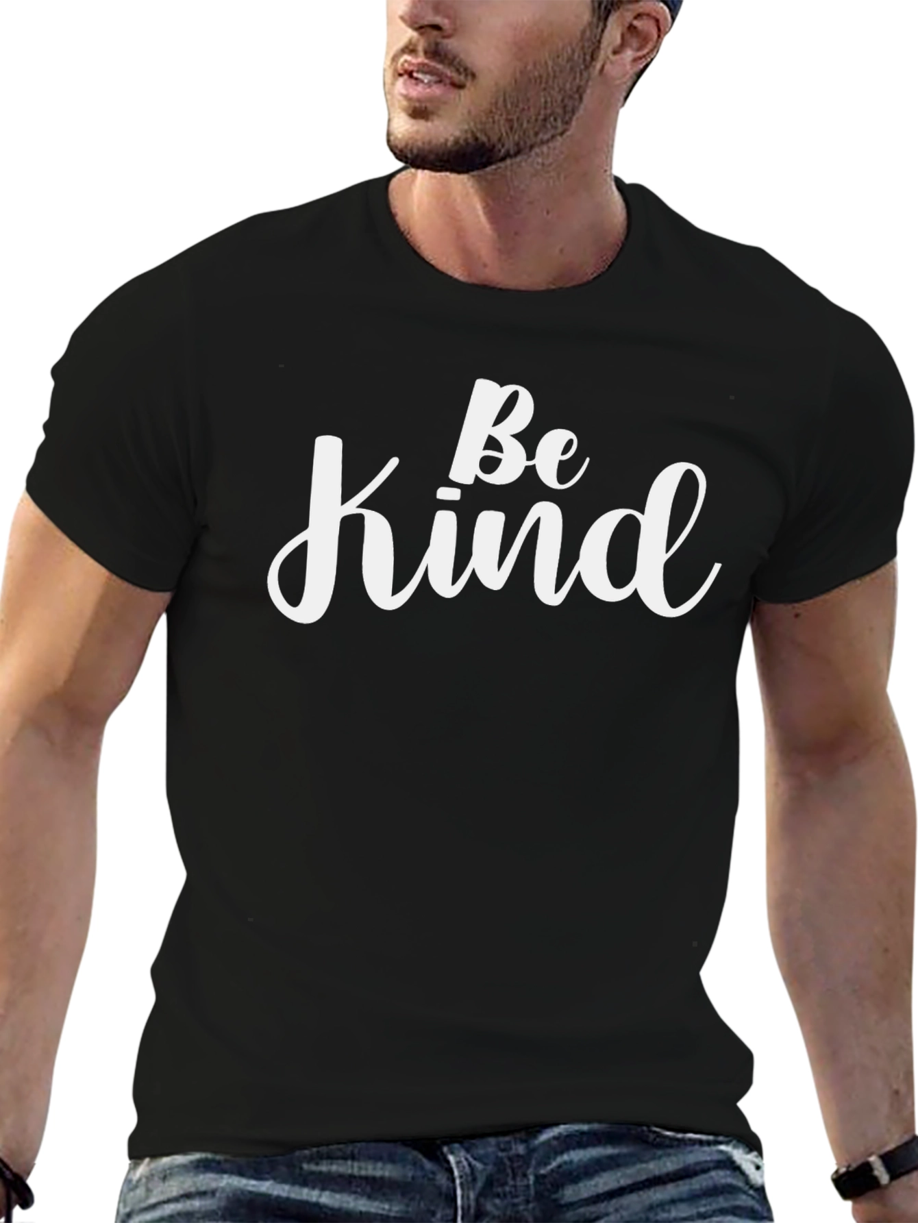 Be Kind Graphic T-Shirt - Stylish Black Tee