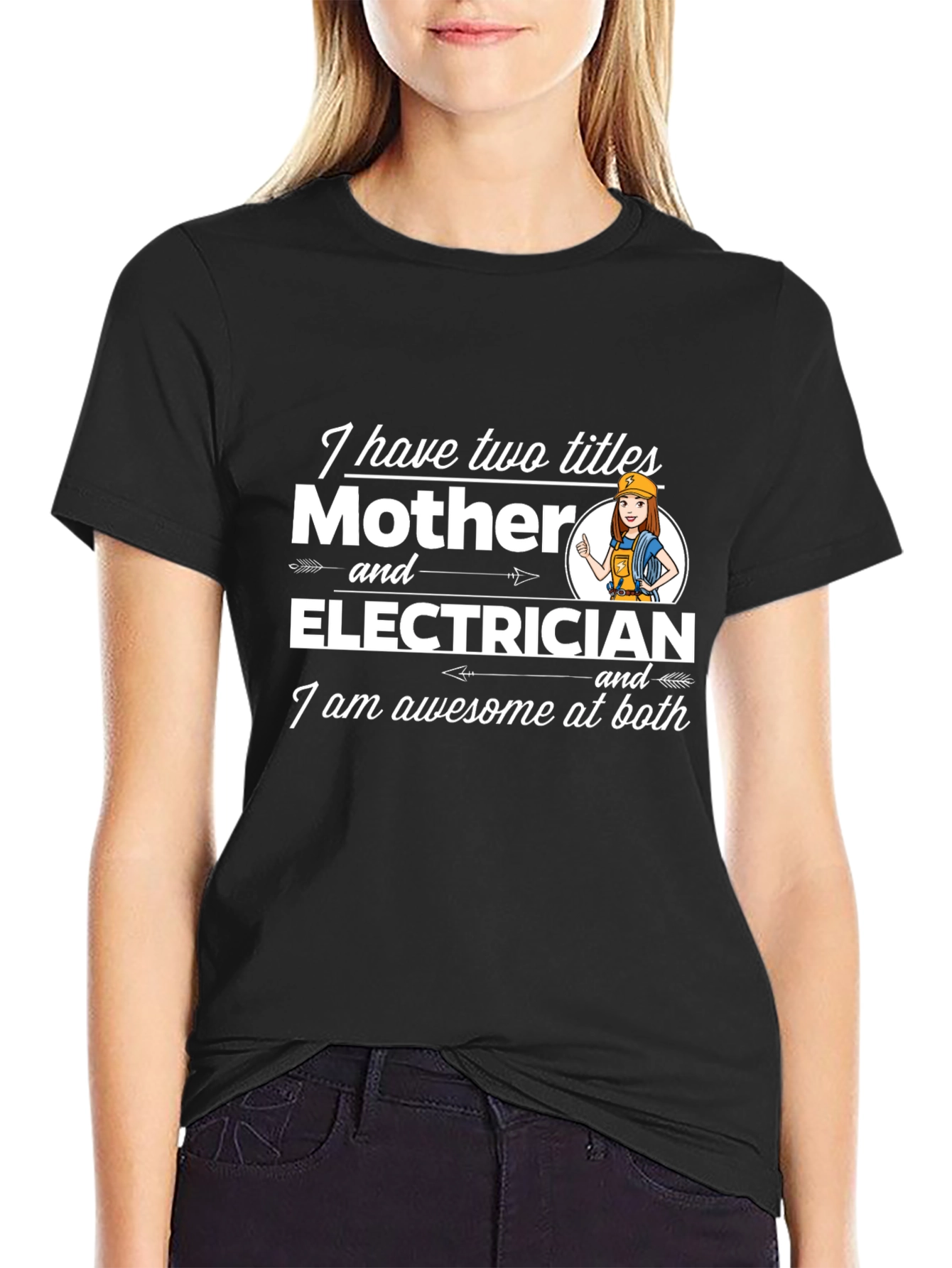 Mother and Electrician Awesome T-Shirt