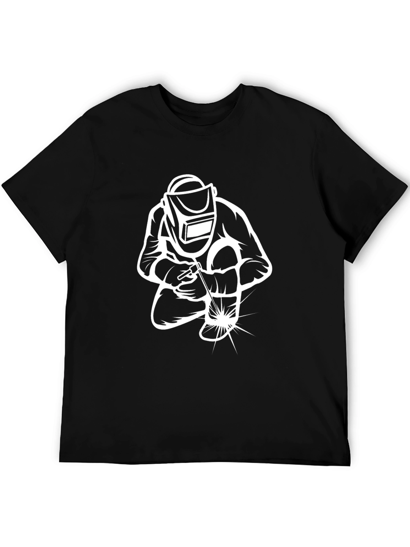 Welder T-Shirt Black Graphic Tee