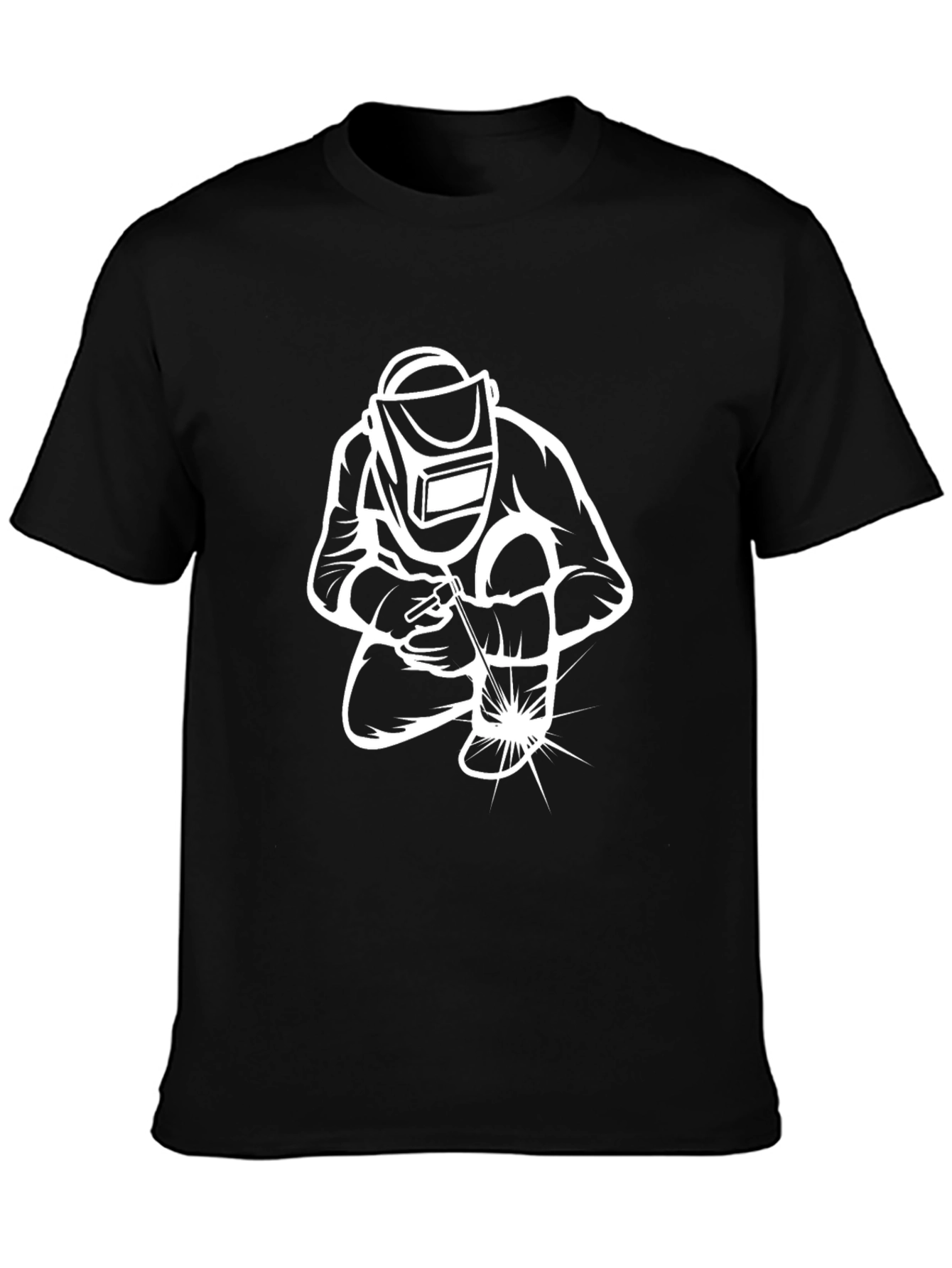 Welder T-Shirt Black Graphic Tee
