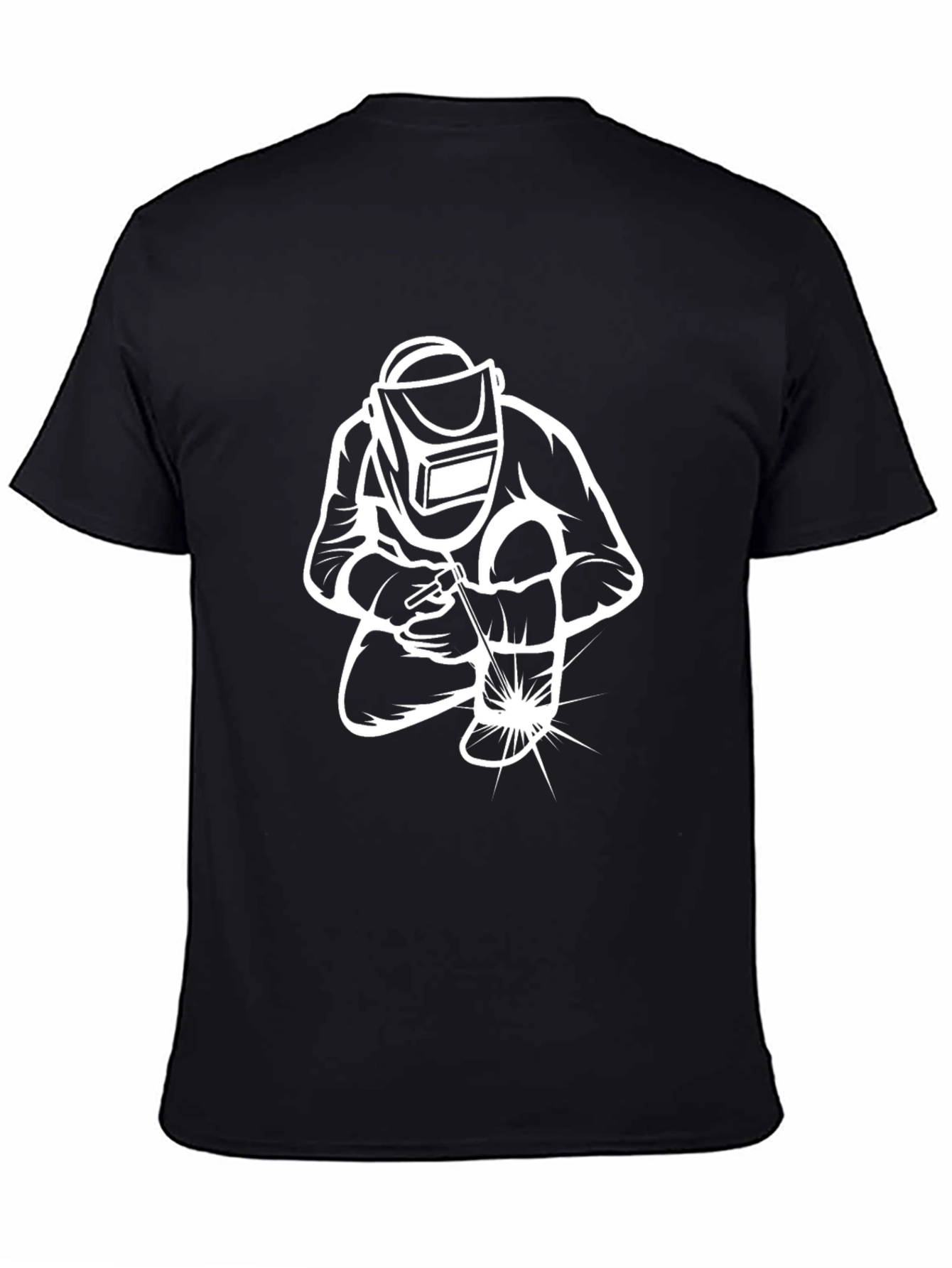 Welder T-Shirt Black Graphic Tee