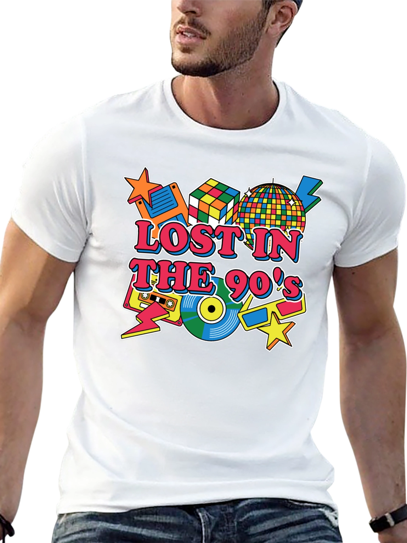 Lost in The 90s Graphic T-Shirt