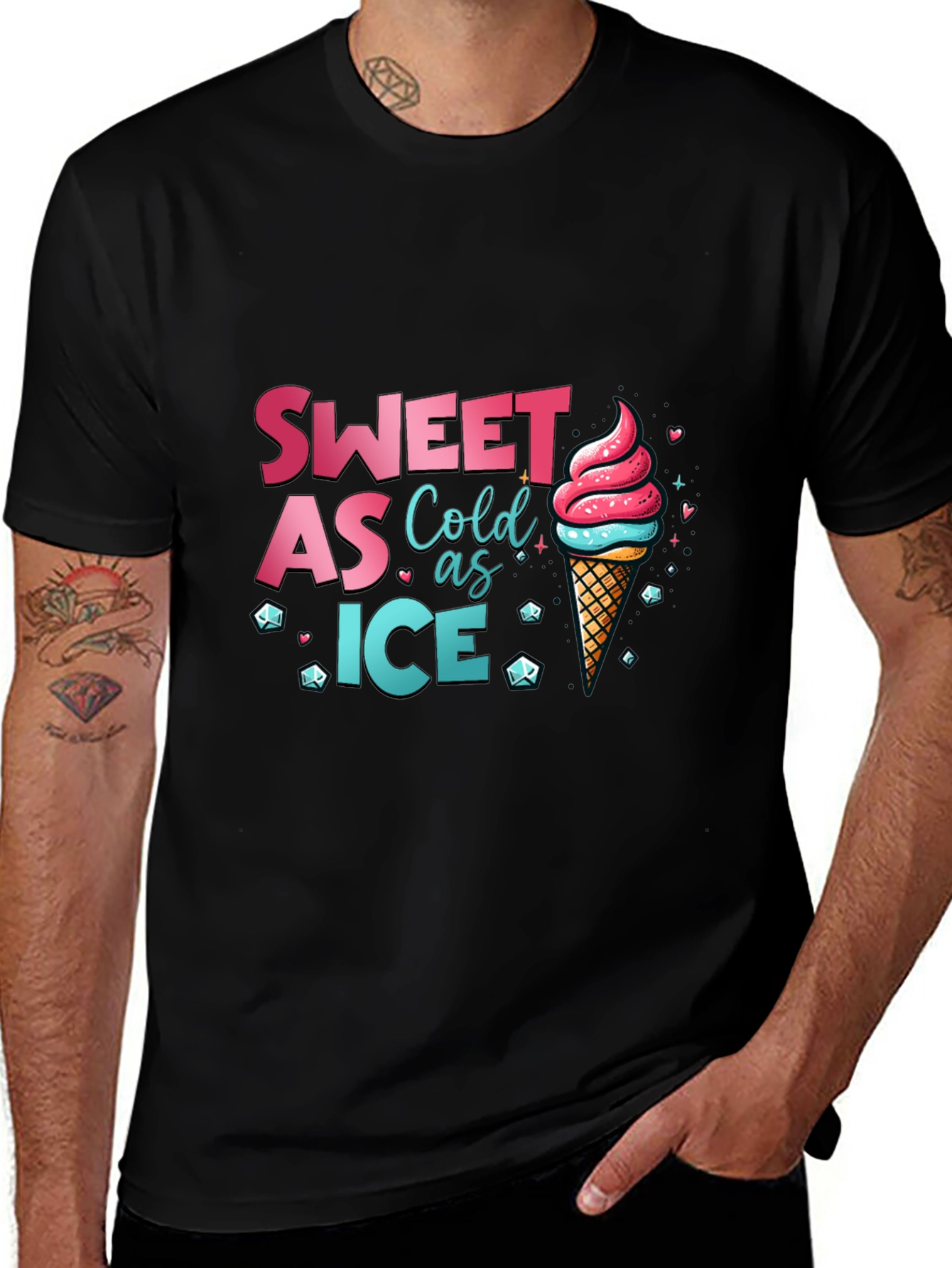 Sweet As Cold As Ice Graphic Tee