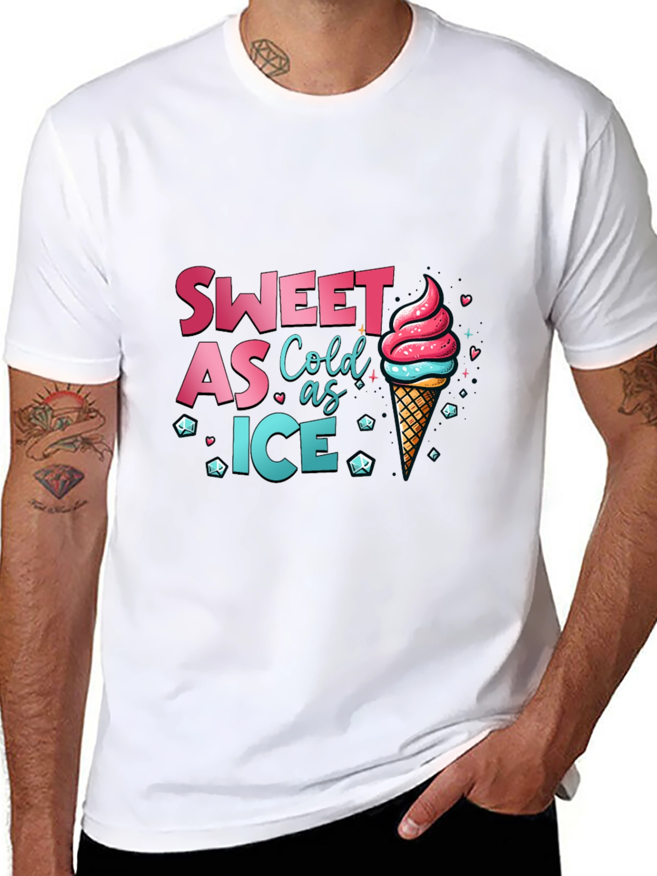 Sweet As Cold As Ice Graphic Tee