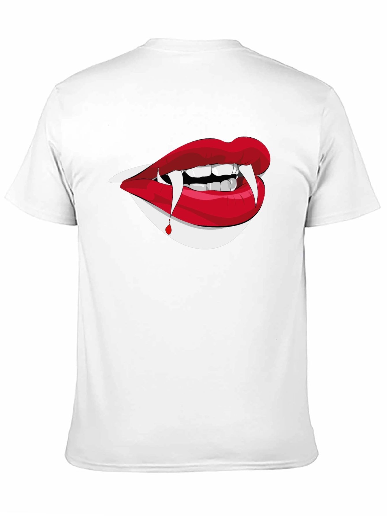 Vampire Lips Graphic Tee - Halloween Ready
