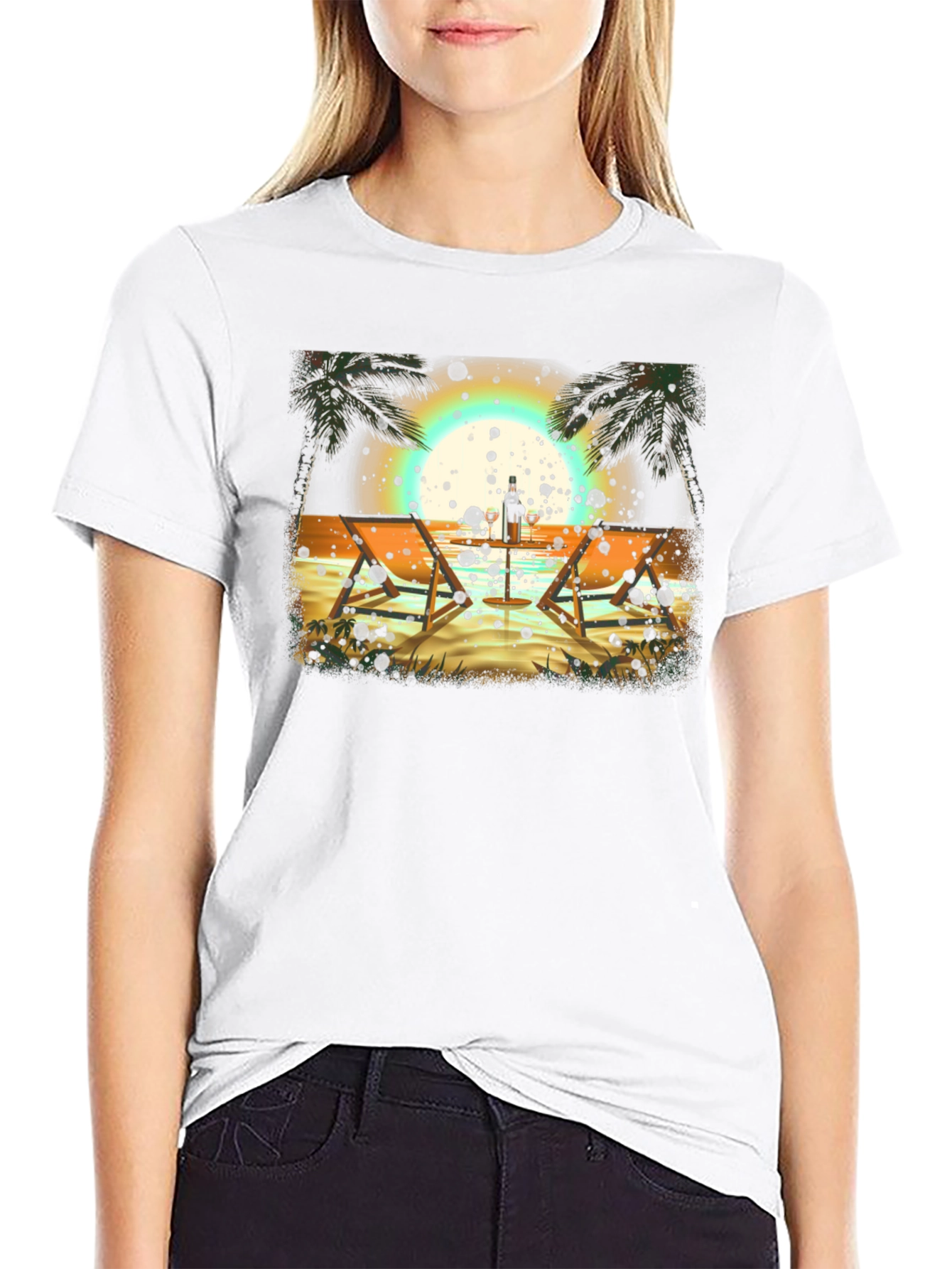 Tropical Beach Relax T-Shirt