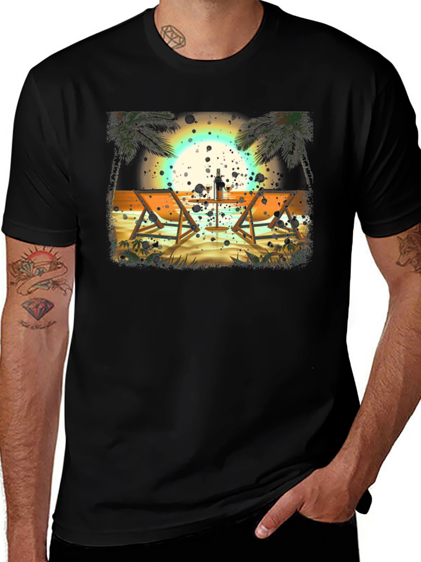 Tropical Beach Relax T-Shirt