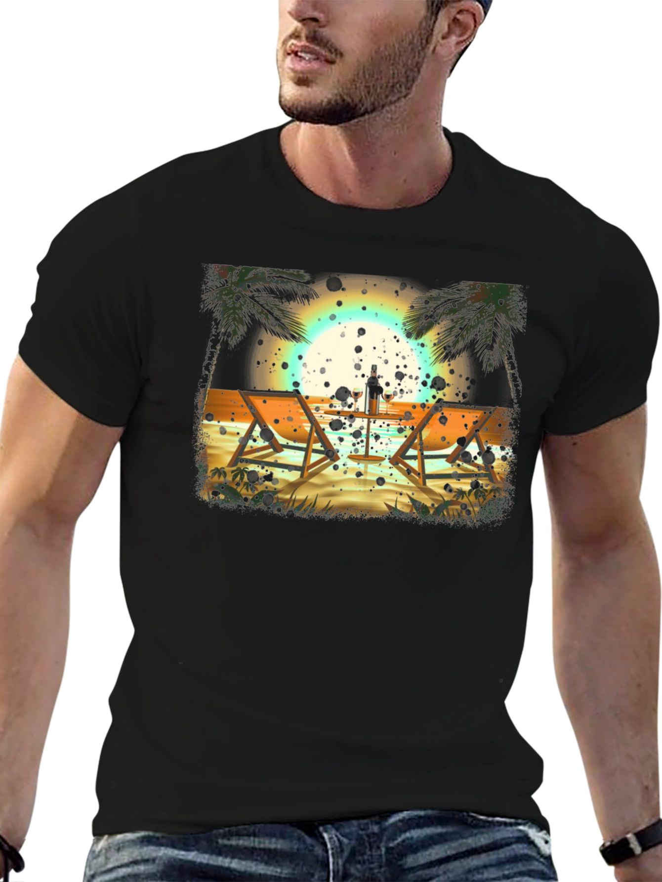 Tropical Beach Relax T-Shirt