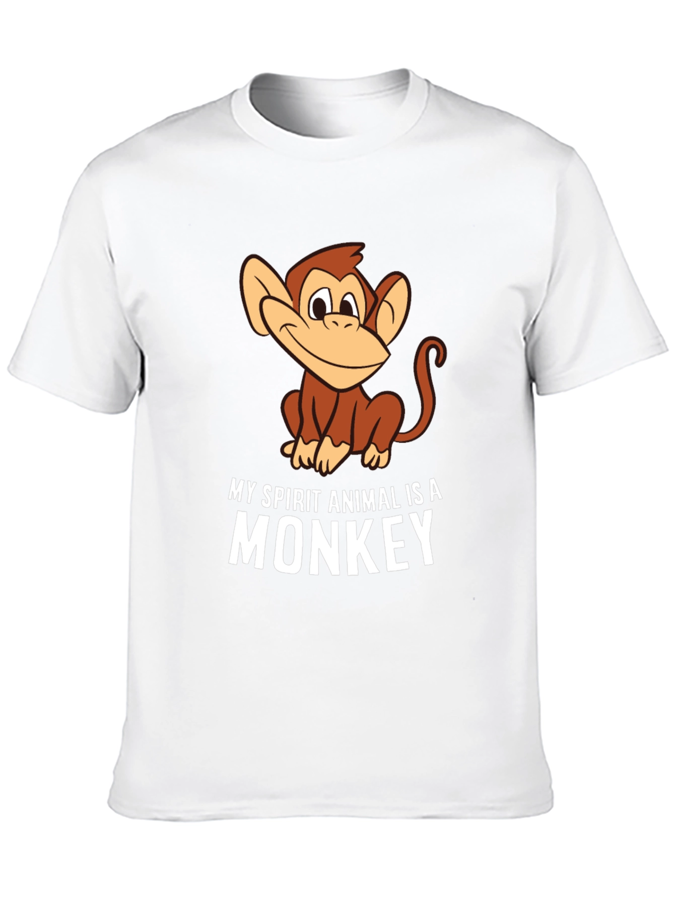 Funny Monkey Spirit Animal T-Shirt - Novelty Tee
