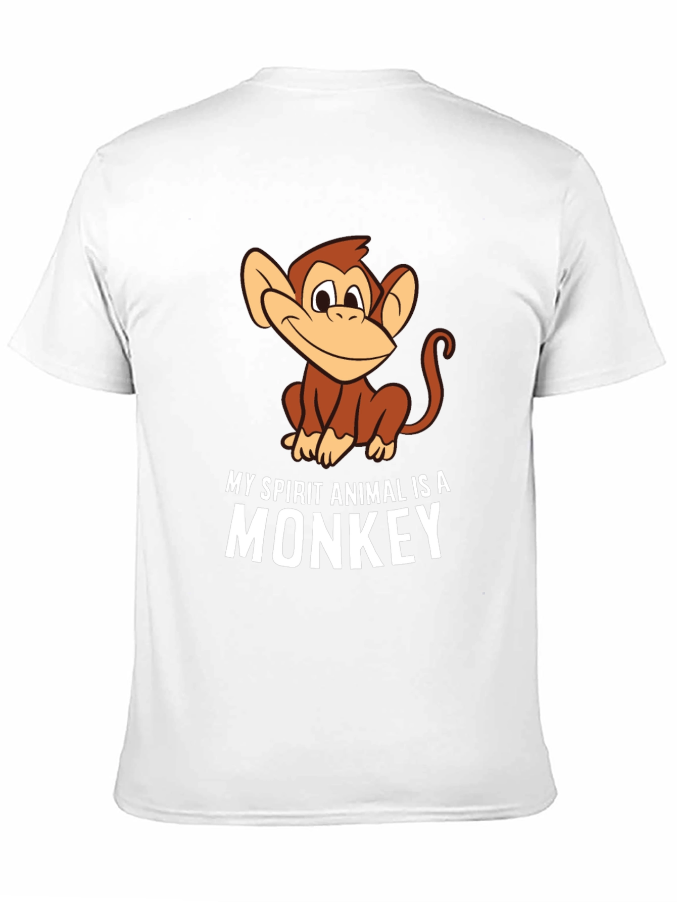 Funny Monkey Spirit Animal T-Shirt - Novelty Tee