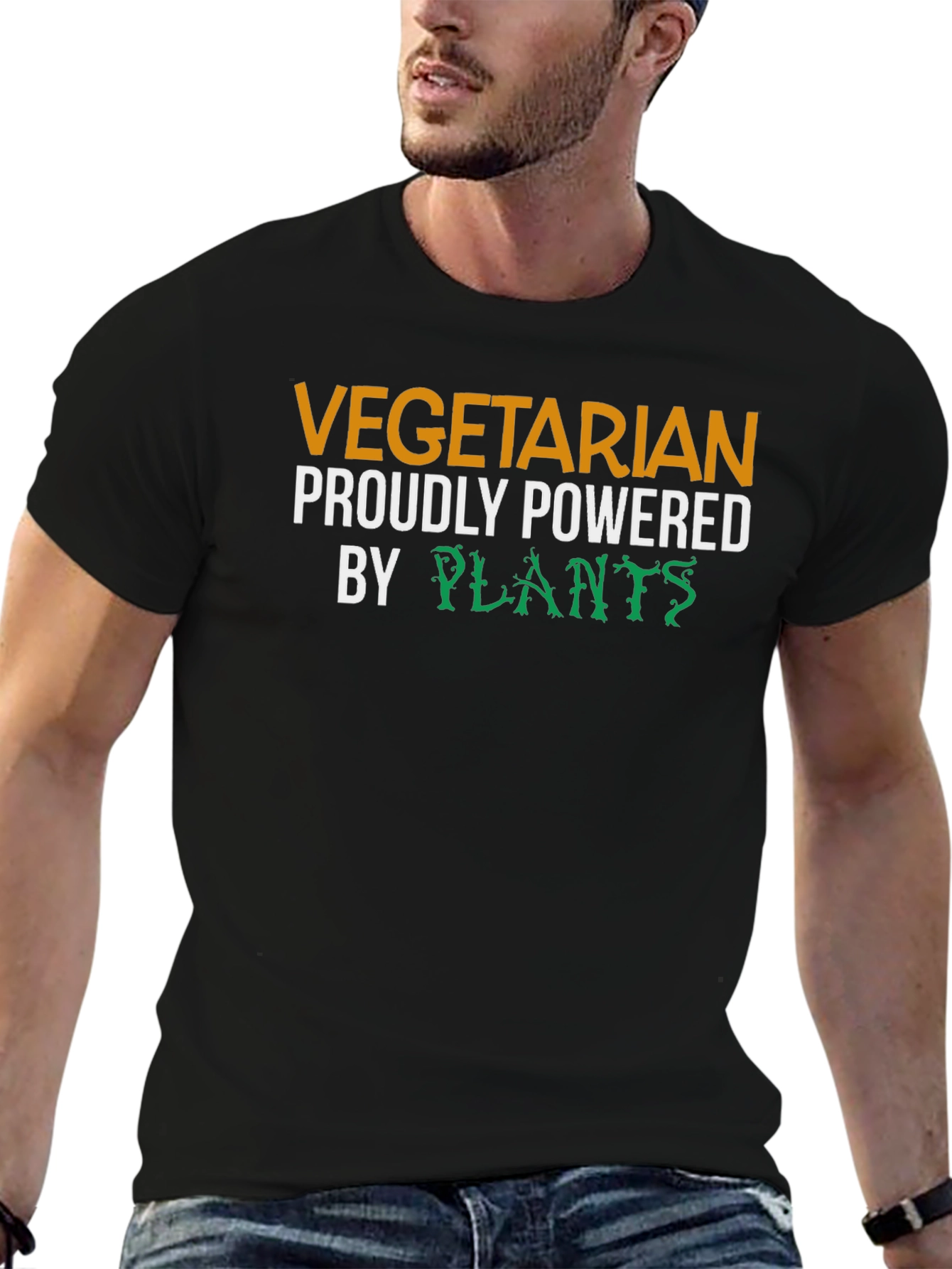 Vegetarian Proudly Powered By Plants T-Shirt