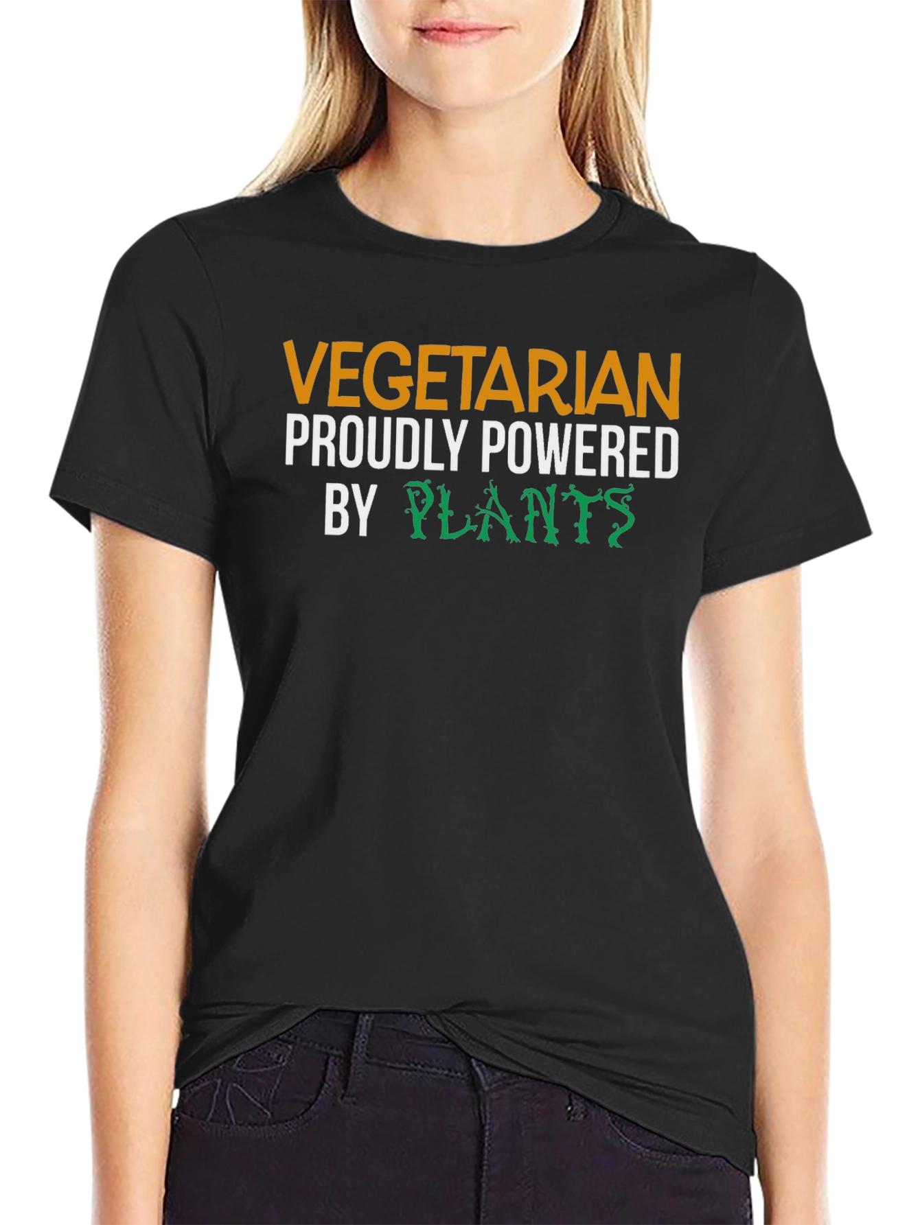 Vegetarian Proudly Powered By Plants T-Shirt