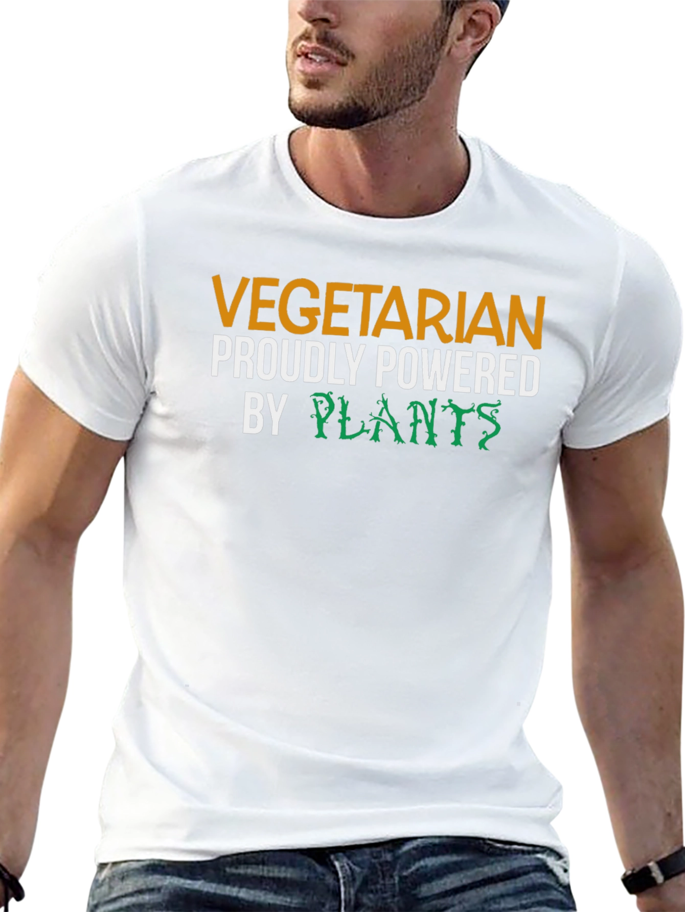 Vegetarian Proudly Powered By Plants T-Shirt
