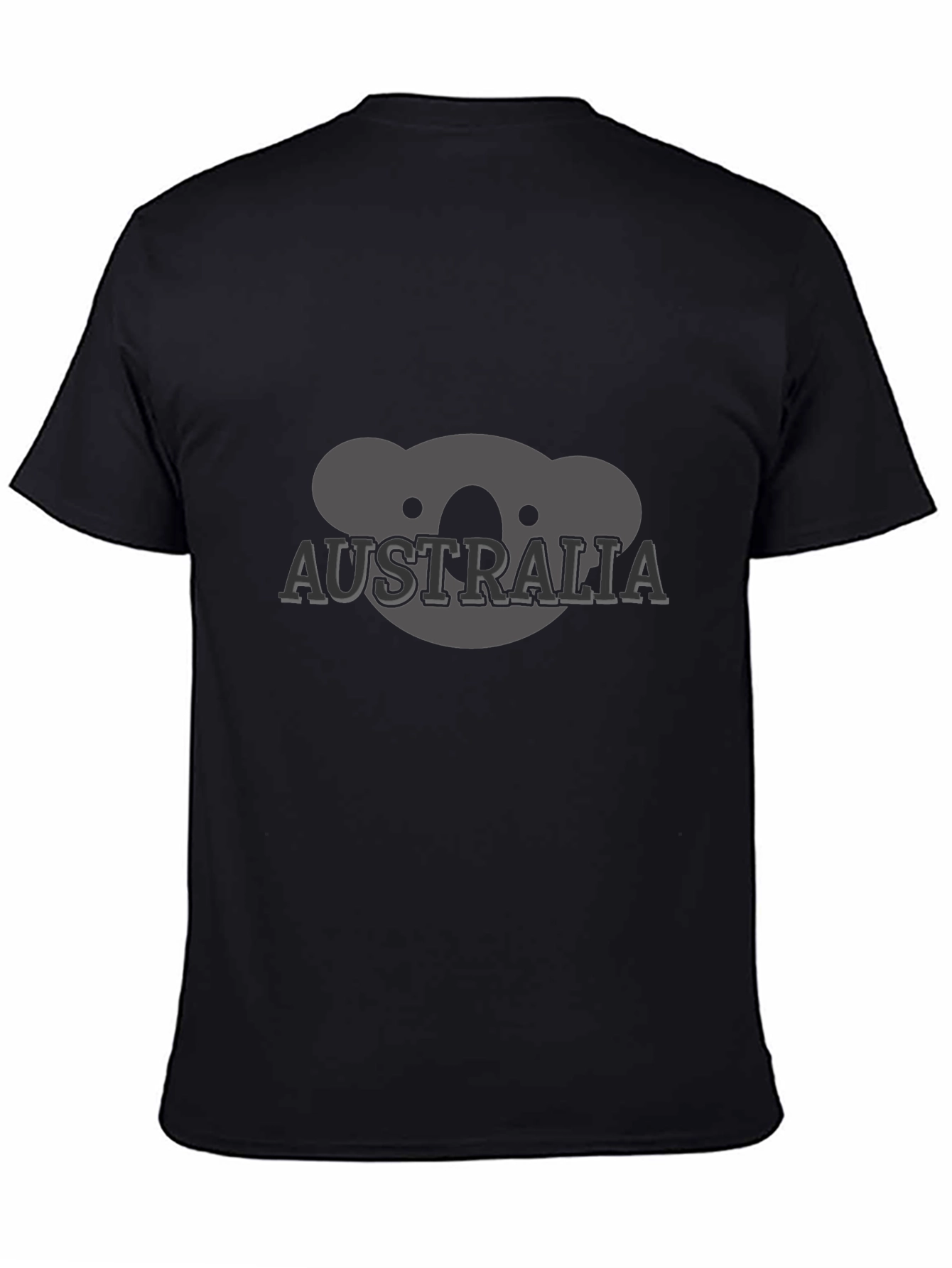 Australia Koala Graphic Tee - Black