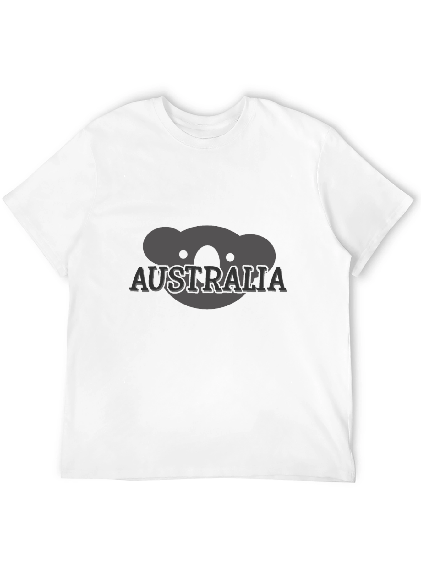 Australia Koala Graphic Tee - Black