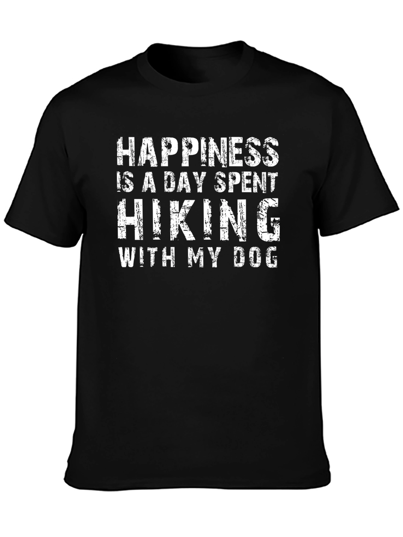 Happiness is Hiking With My Dog T-Shirt