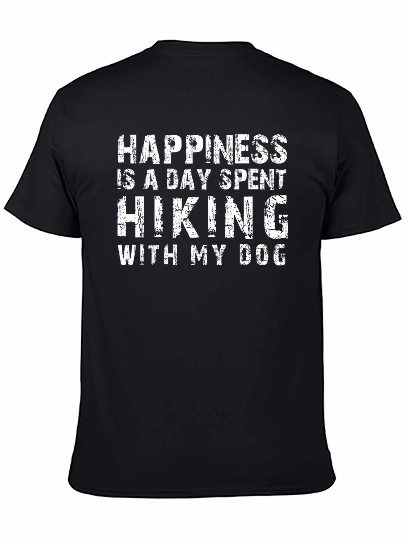 Happiness is Hiking With My Dog T-Shirt