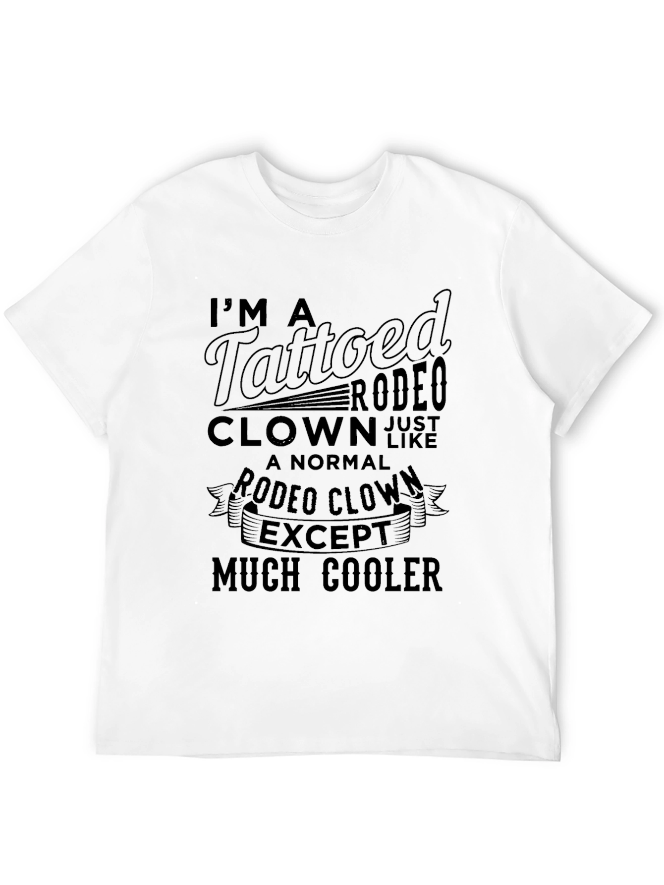 Tattooed Rodeo Clown Graphic T-Shirt