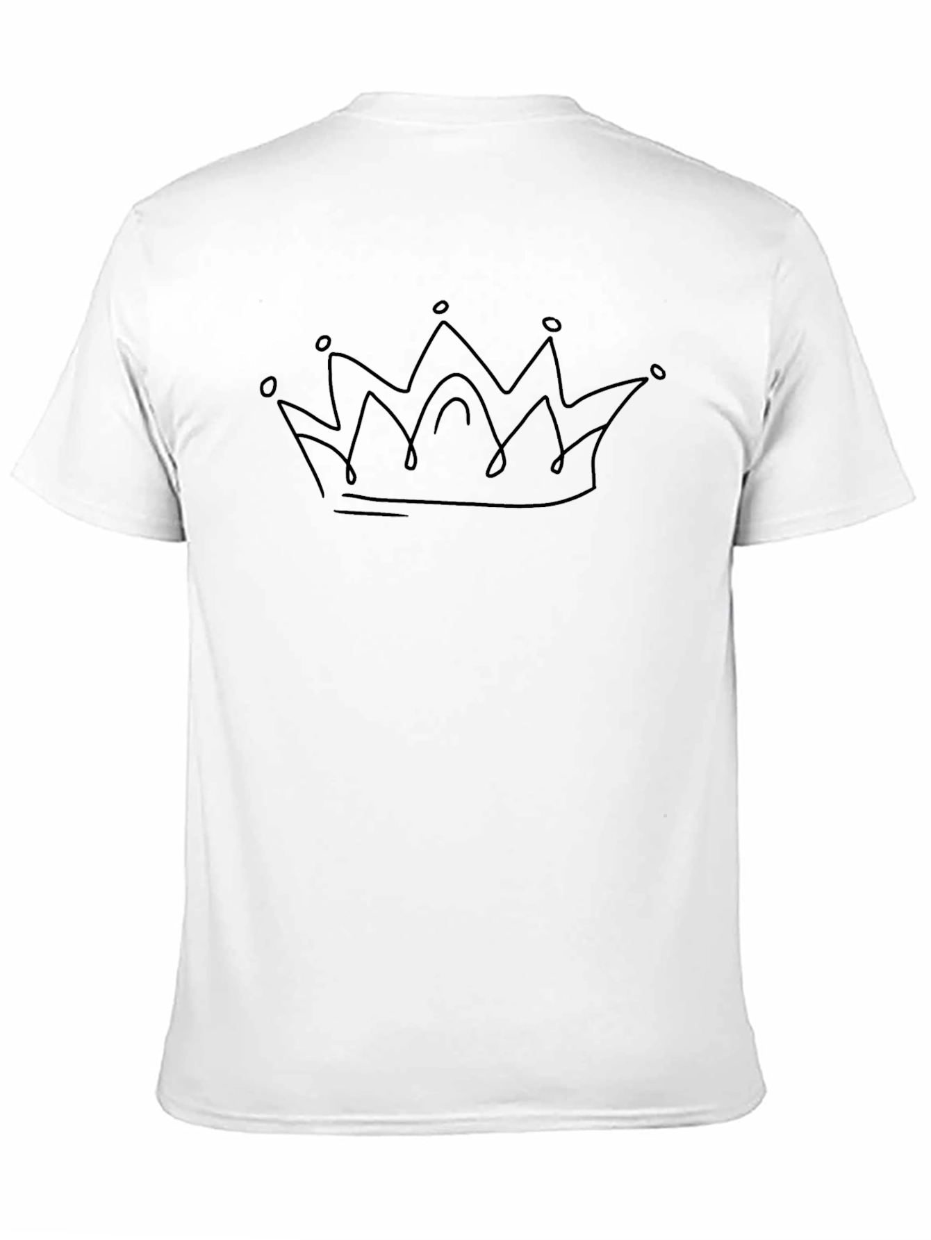 Crown Graphic Print Unisex T-Shirt