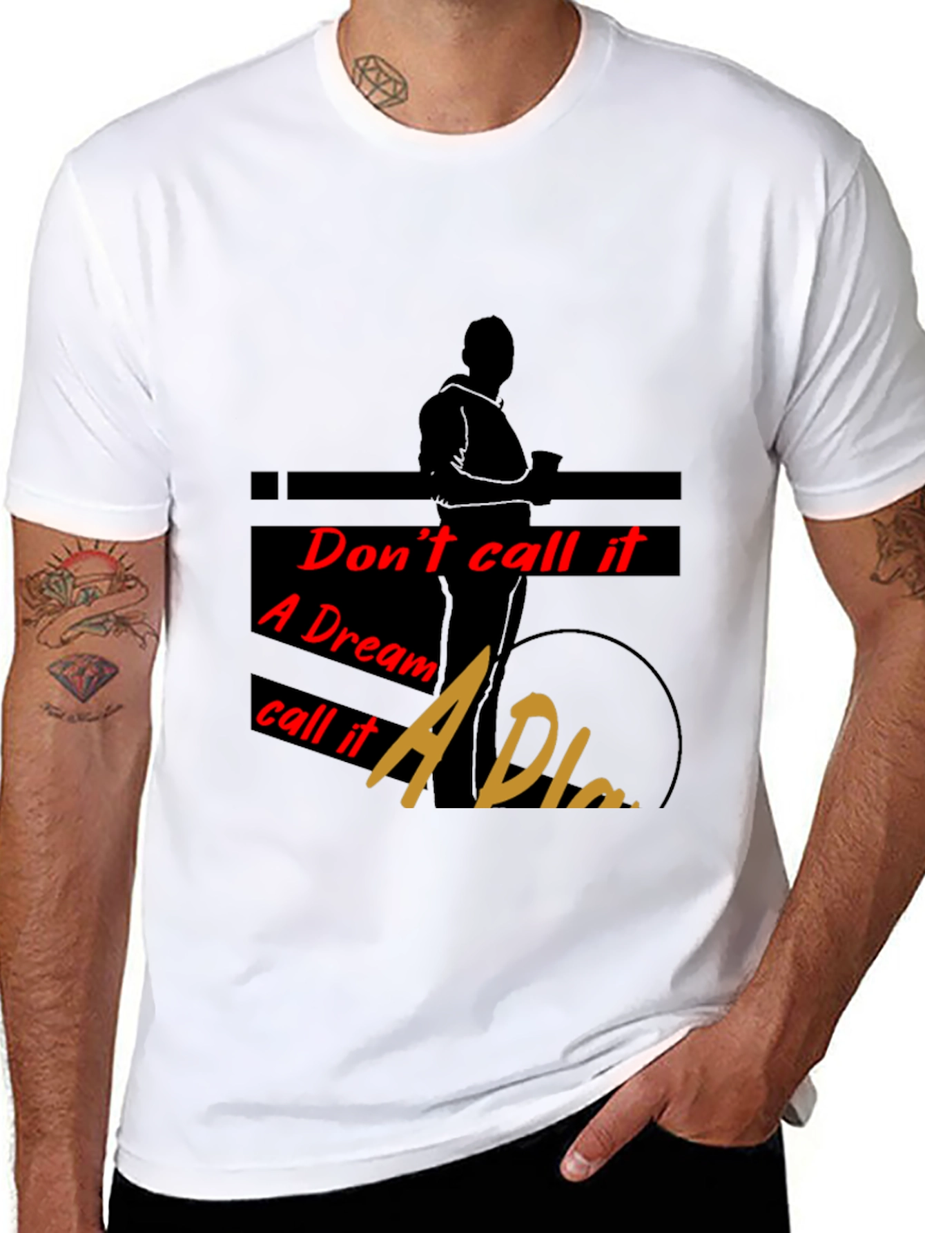 Inspirational Dont Call it a Dream Black T-Shirt