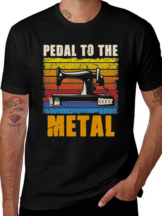 Pedal to the Metal Sewing Machine T-Shirt