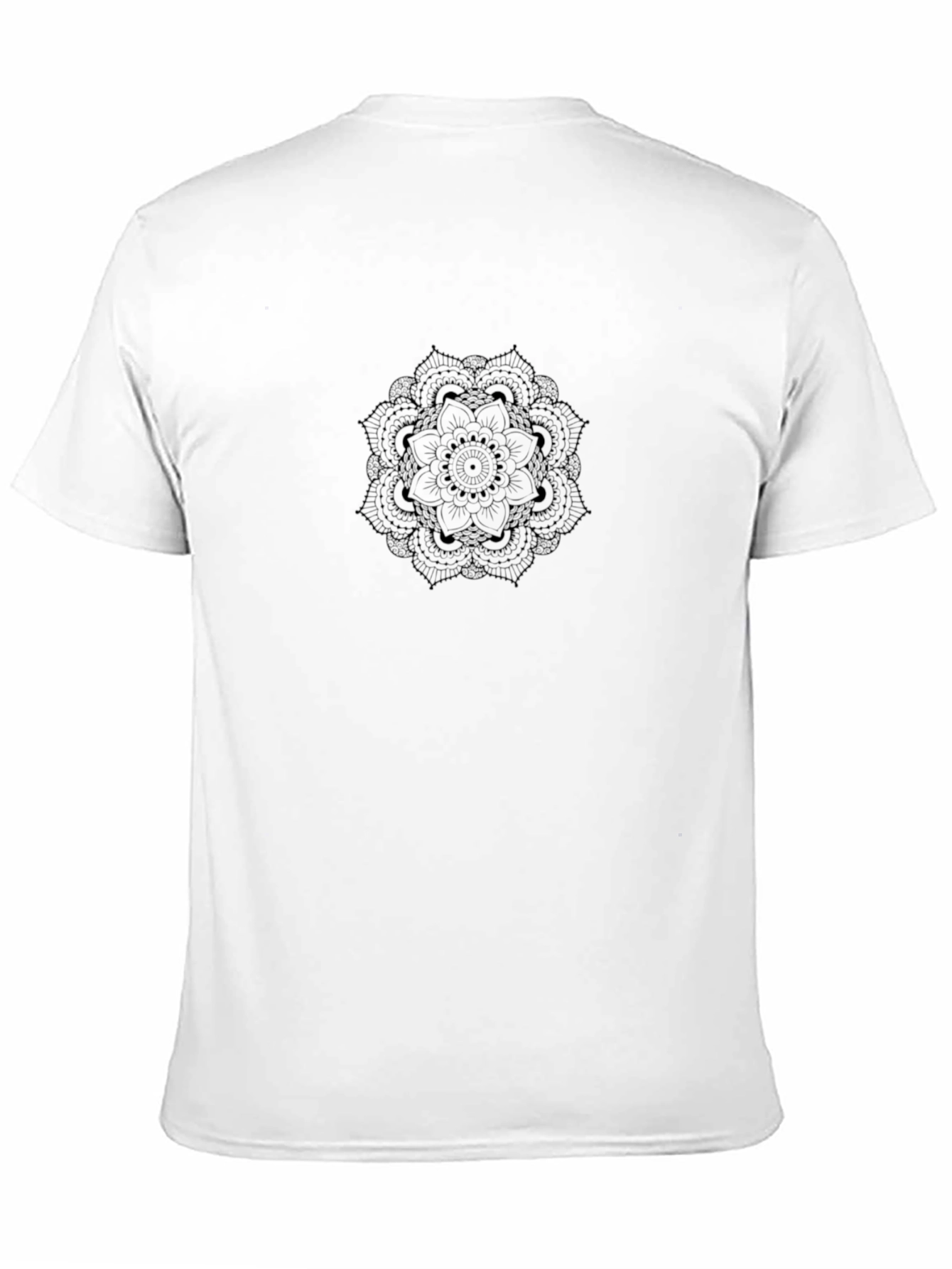 Black Mandala T-Shirt - Classic Comfort