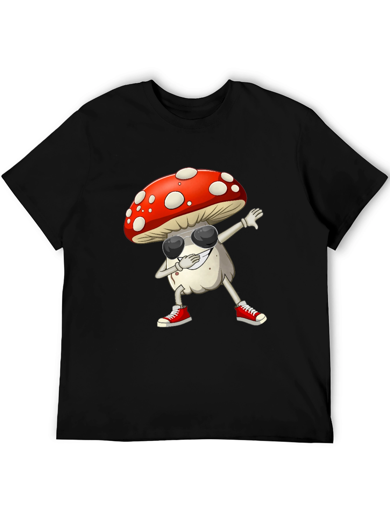 Funky Mushroom Dabbing Graphic Tee