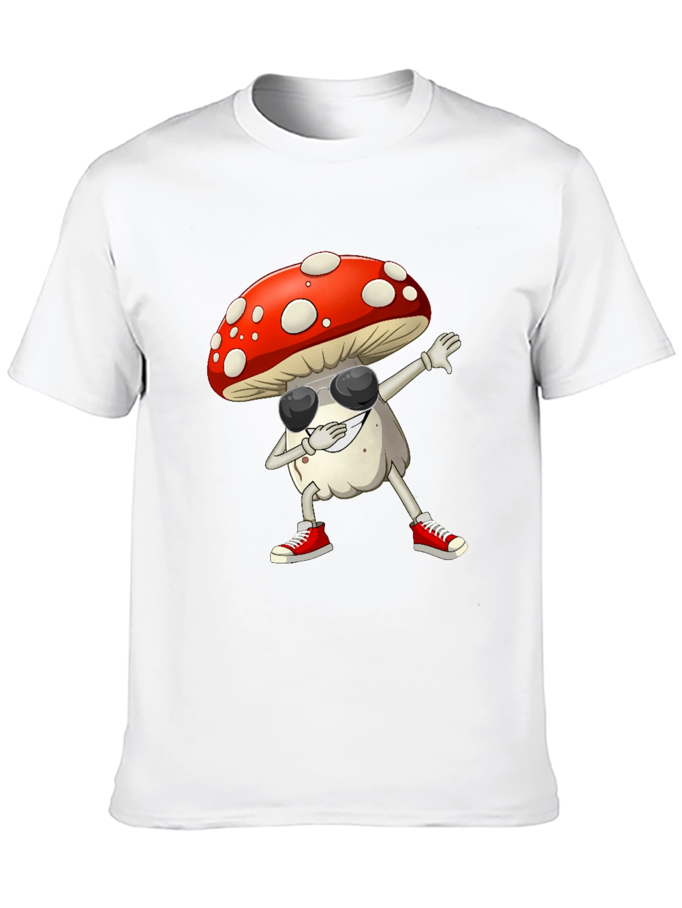 Funky Mushroom Dabbing Graphic Tee