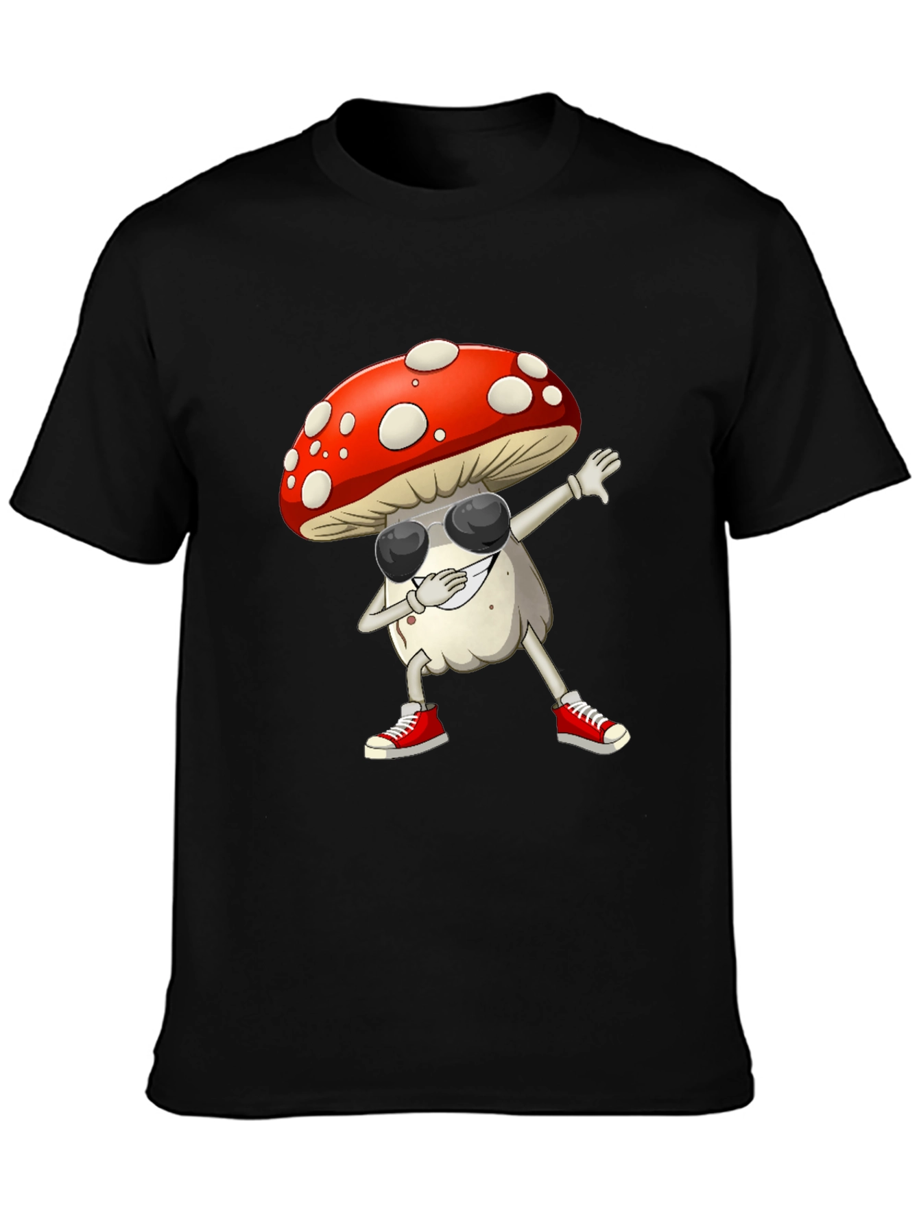 Funky Mushroom Dabbing Graphic Tee