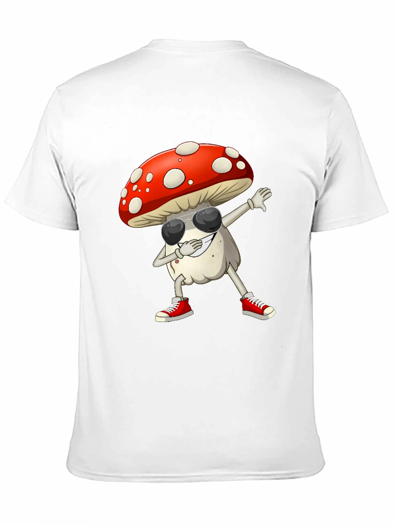 Funky Mushroom Dabbing Graphic Tee
