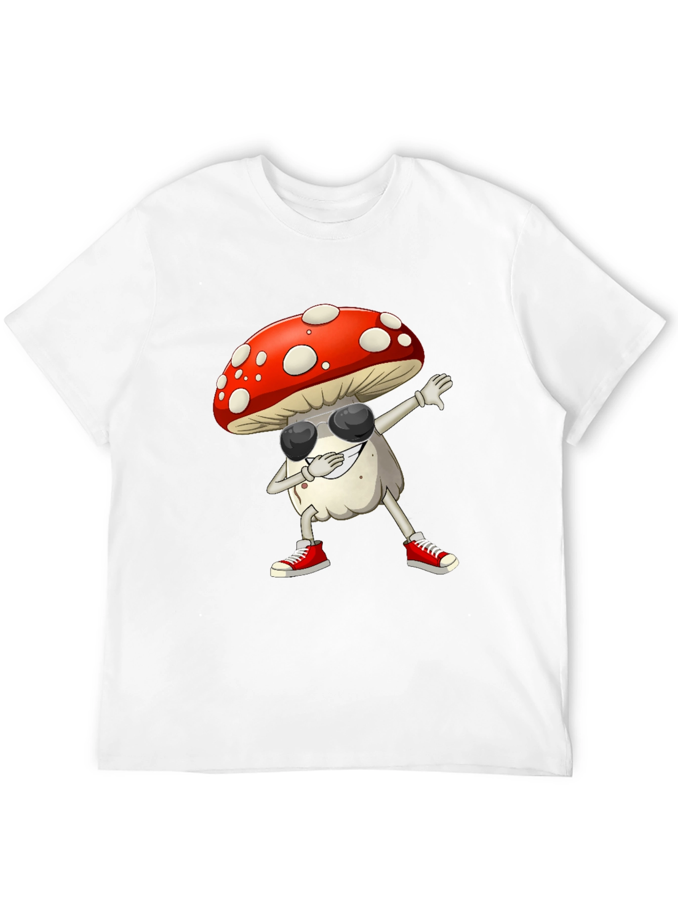 Funky Mushroom Dabbing Graphic Tee