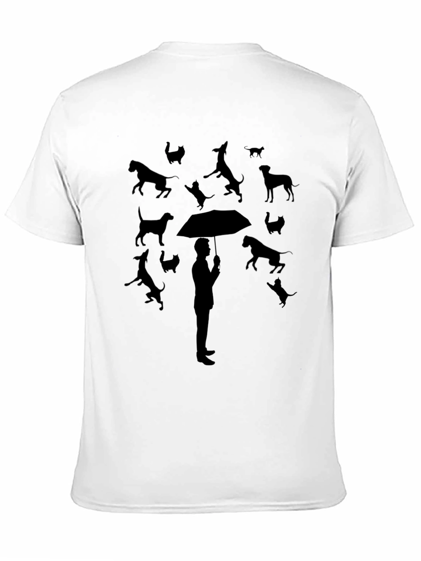 Dog and Cat Rain T-Shirt