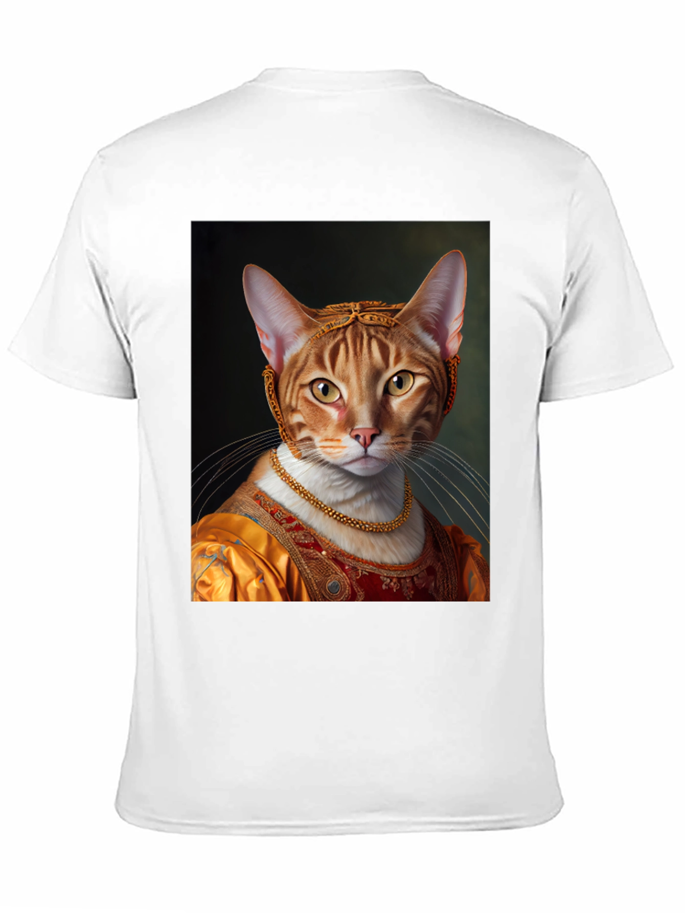 Renaissance Cat Portrait Graphic Tee