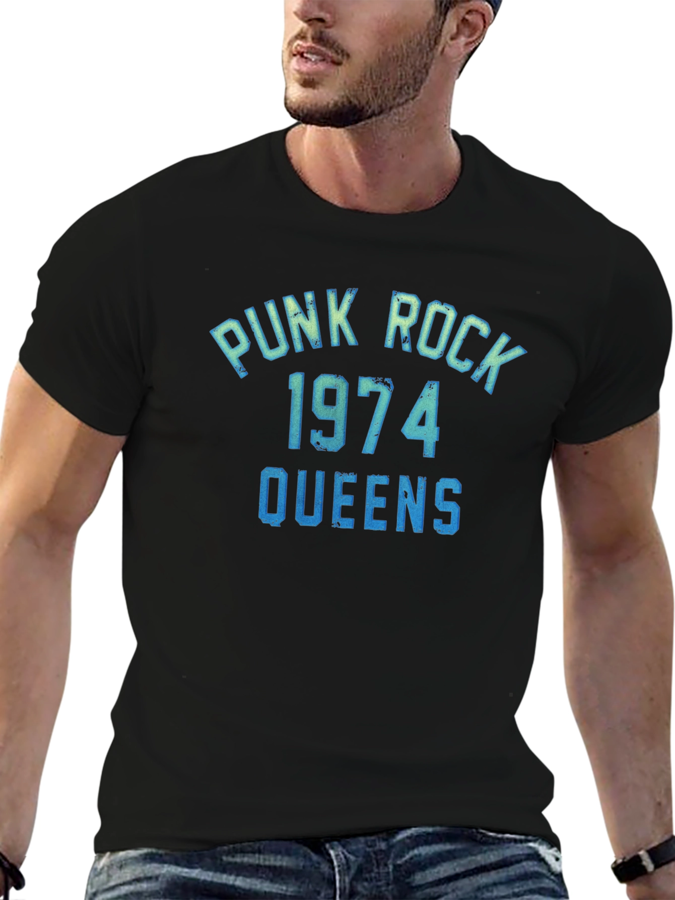Punk Rock 1974 Queens Graphic Tee