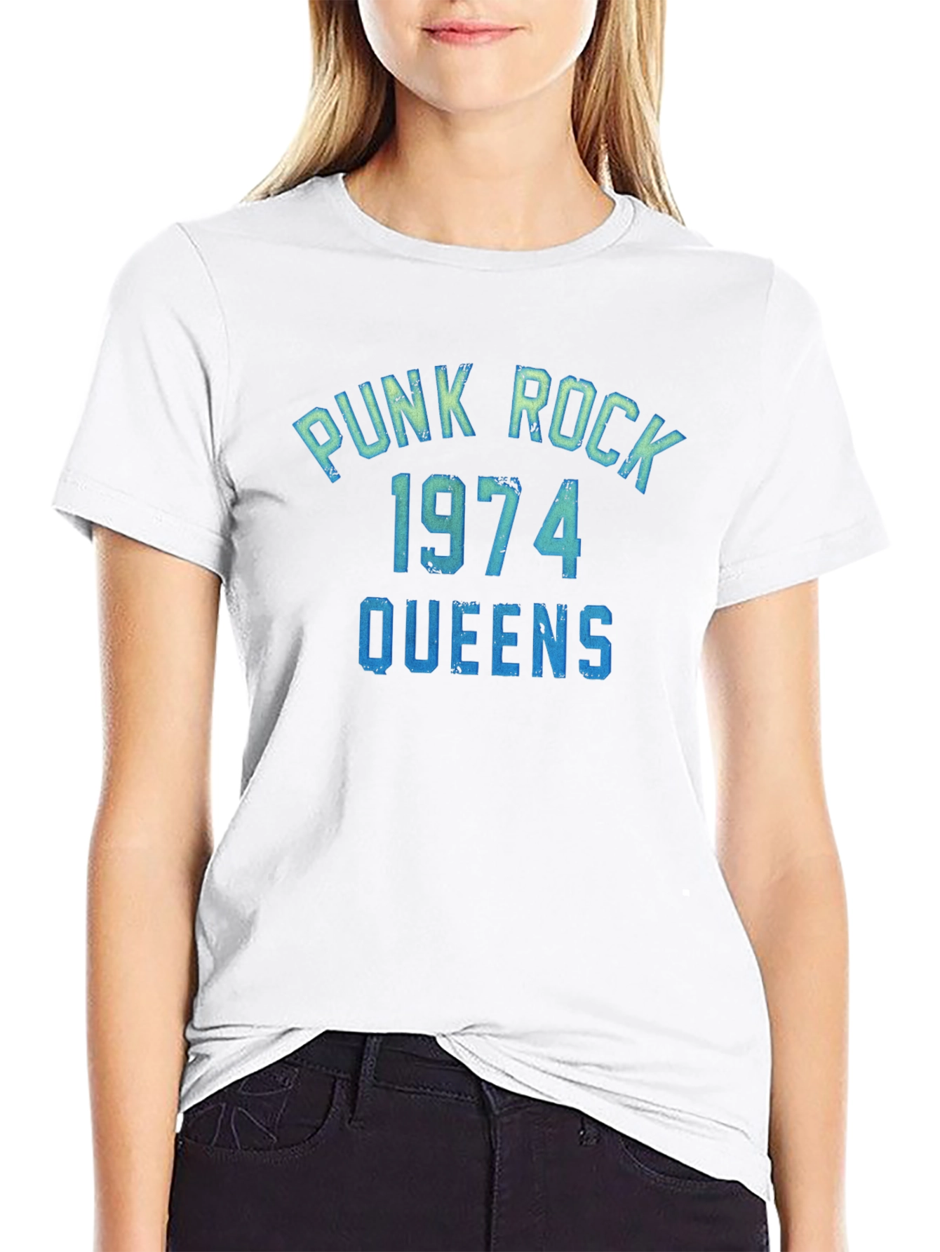 Punk Rock 1974 Queens Graphic Tee