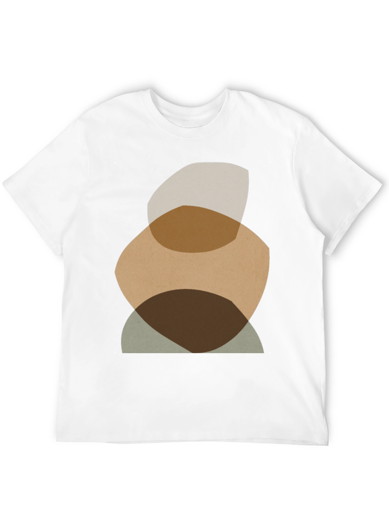 Abstract Shapes Graphic Tee - Modern Casual Shirt