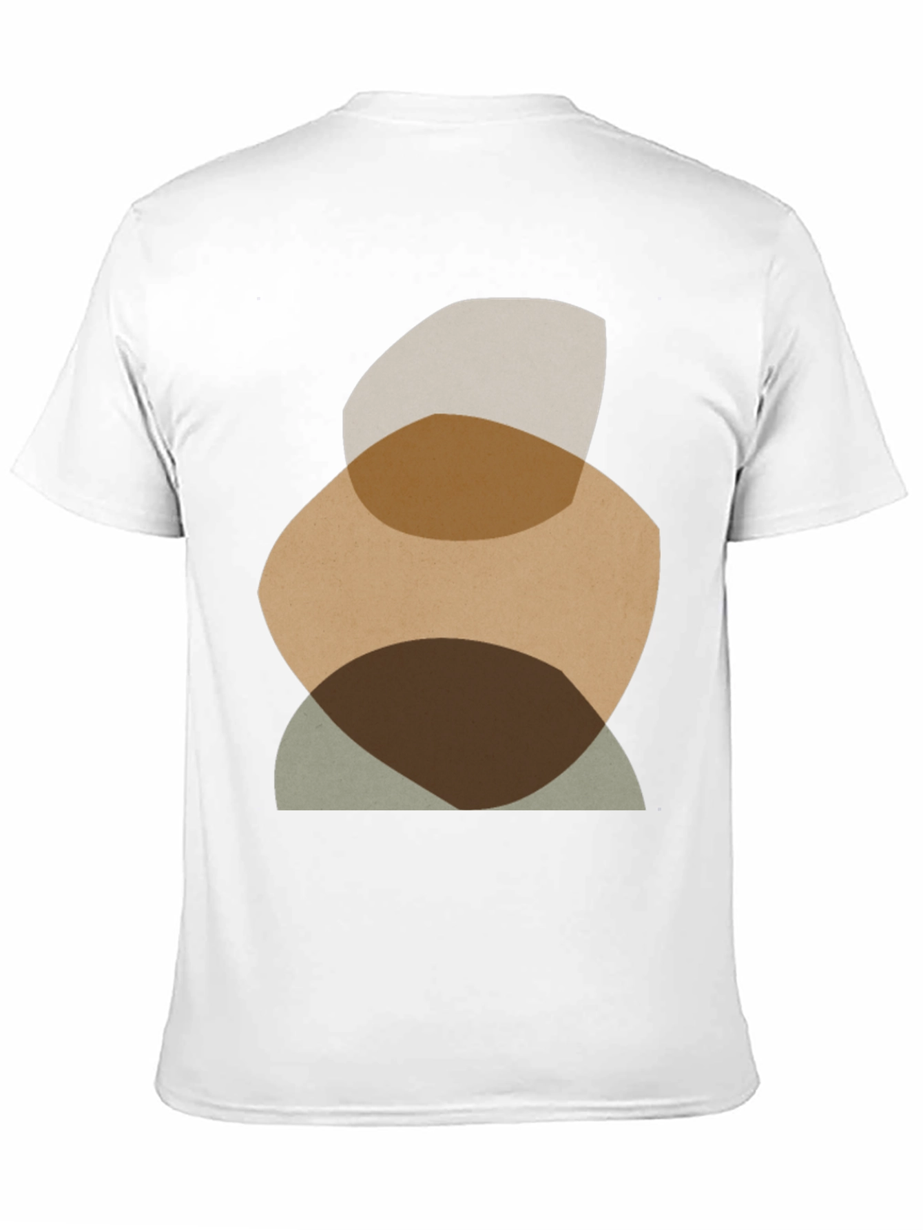 Abstract Shapes Graphic Tee - Modern Casual Shirt