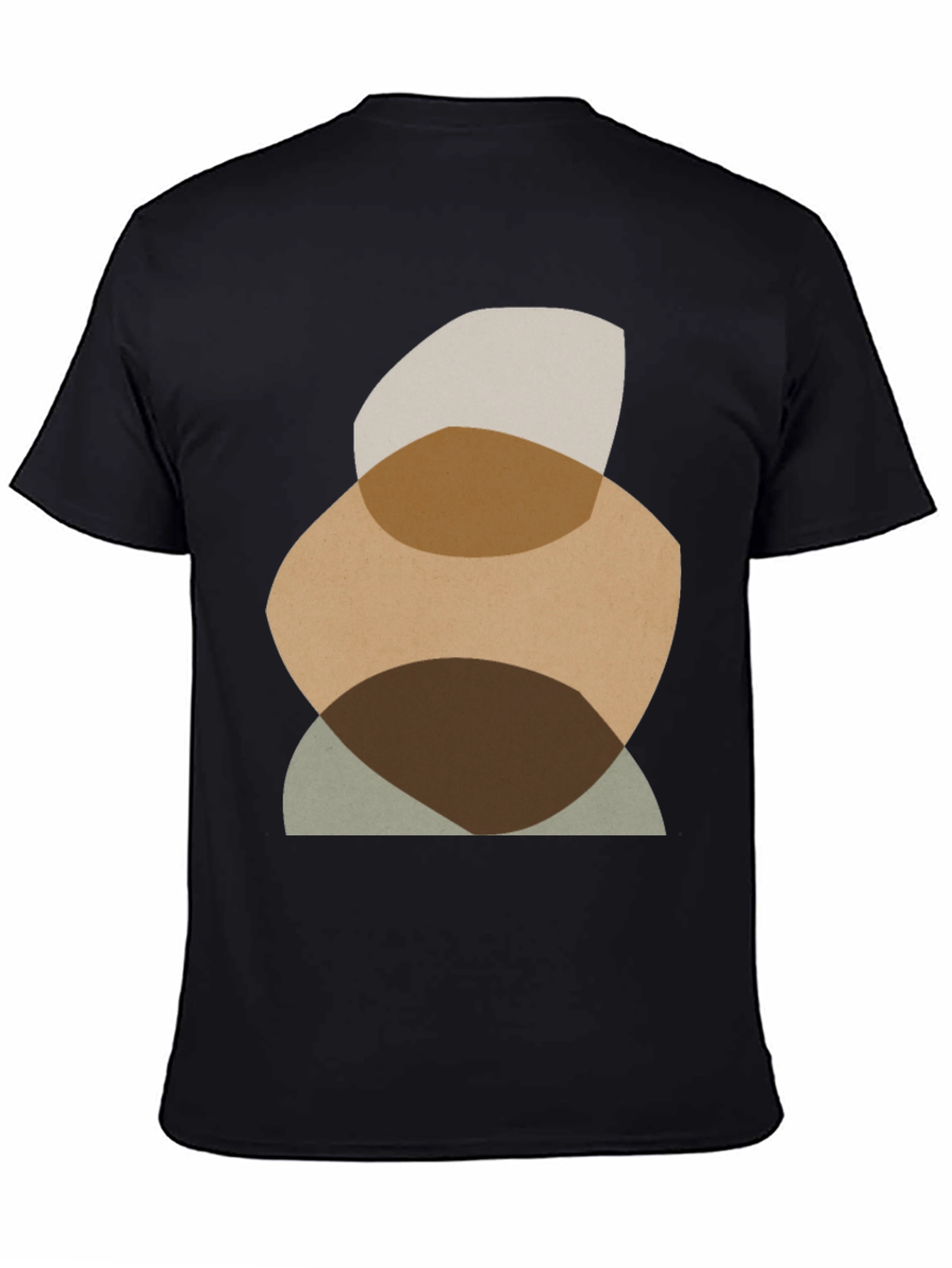 Abstract Shapes Graphic Tee - Modern Casual Shirt