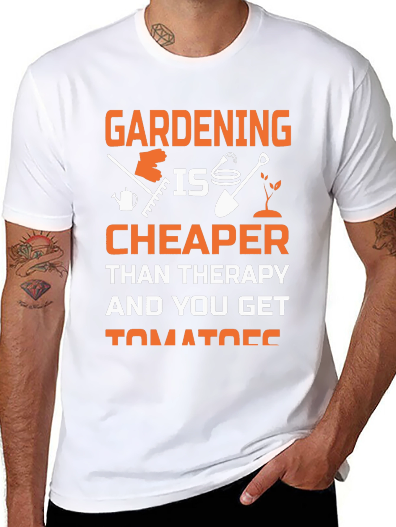 Gardening is Cheaper T-Shirt - Garden Lover Gift