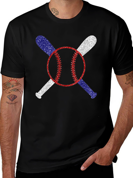 Baseball Bats and Ball Graphic T-Shirt