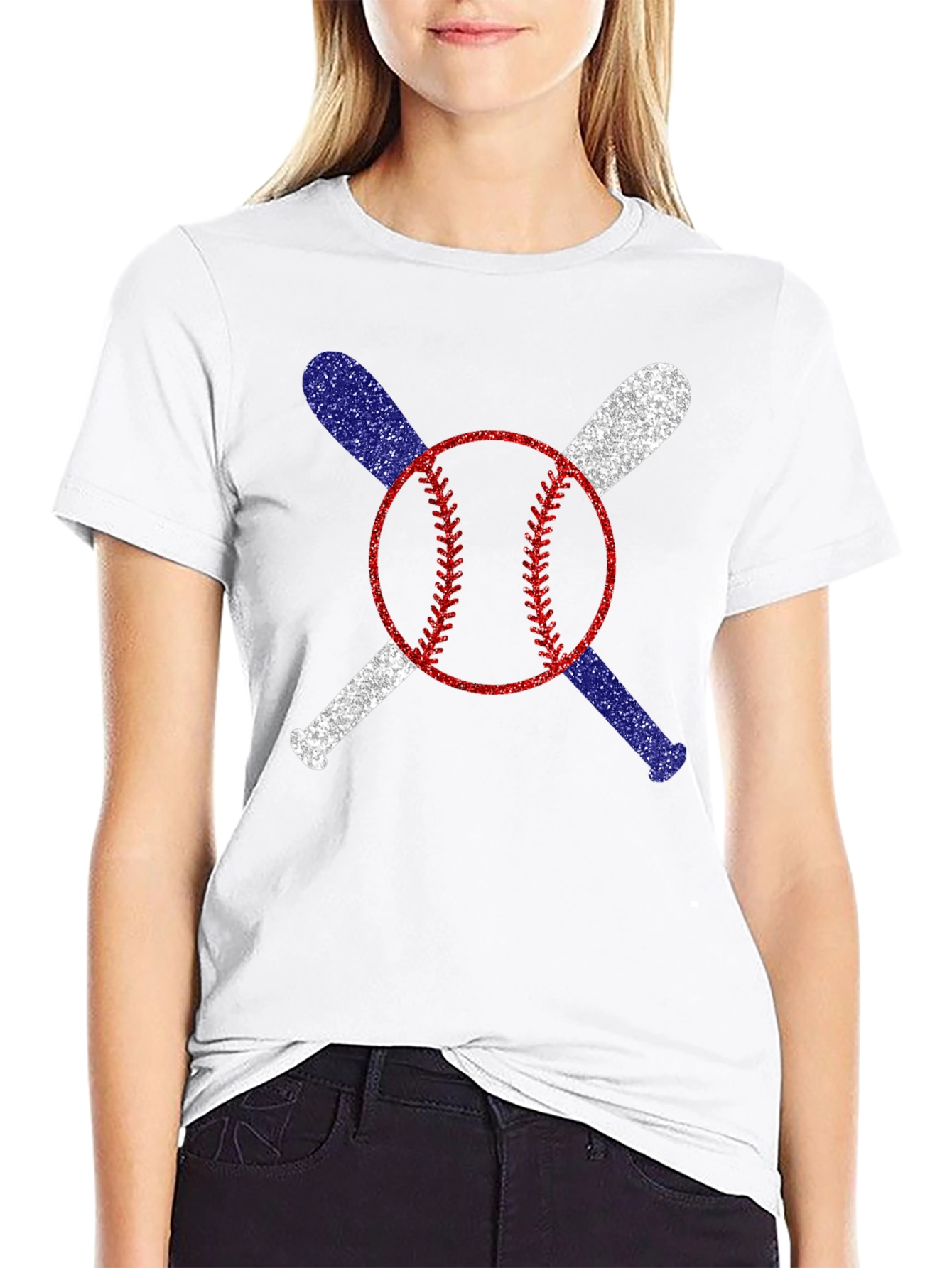 Baseball Bats and Ball Graphic T-Shirt