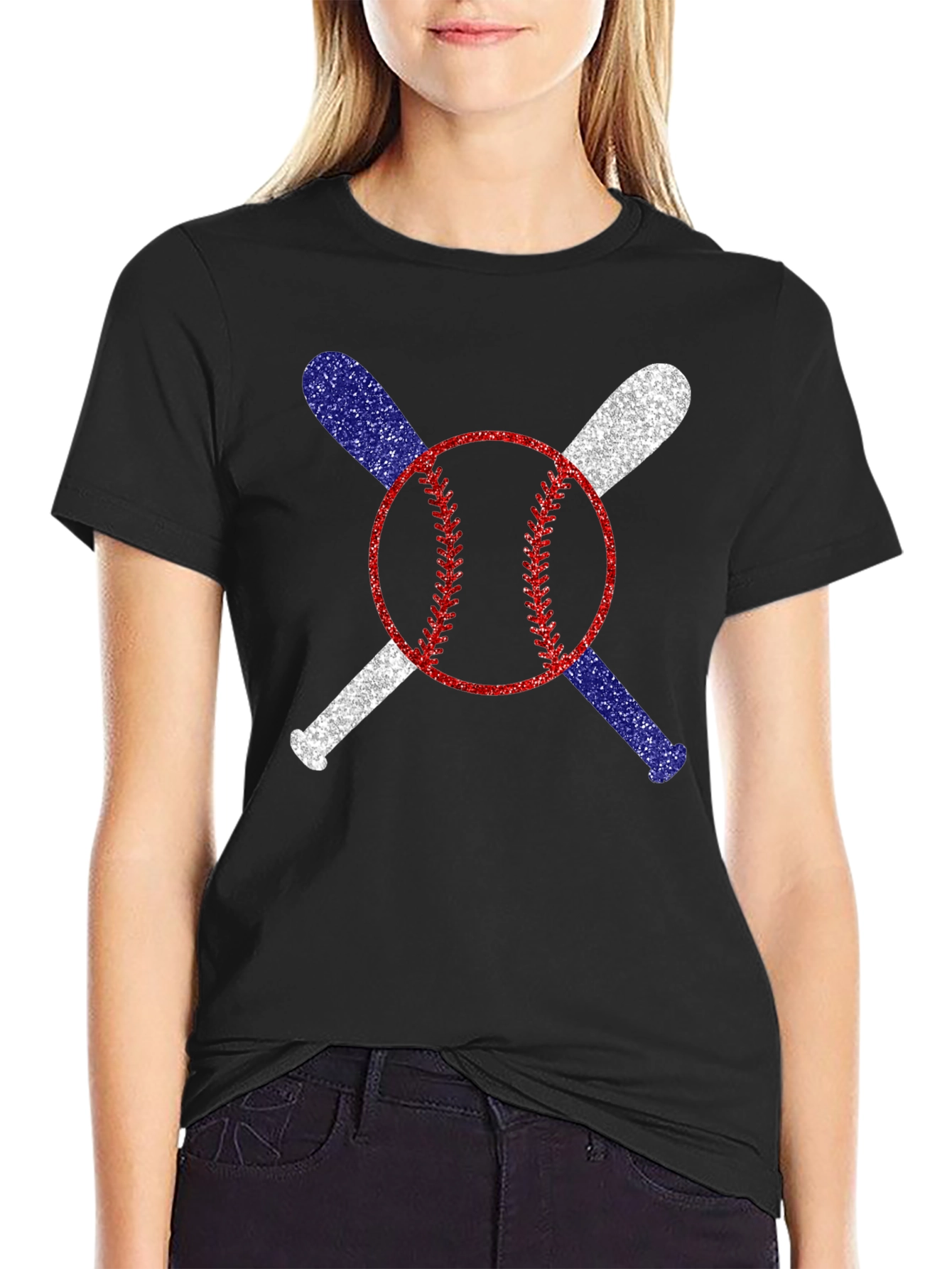 Baseball Bats and Ball Graphic T-Shirt