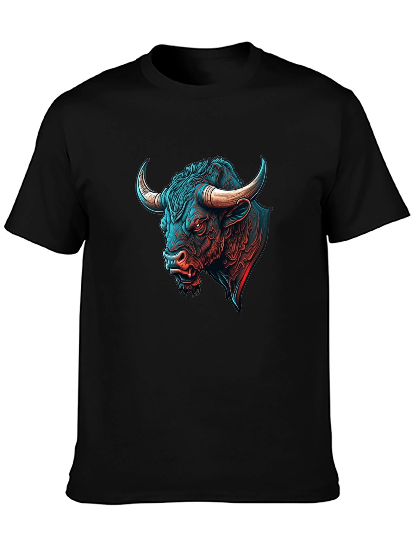 Bull Graphic Tee - Bold Design