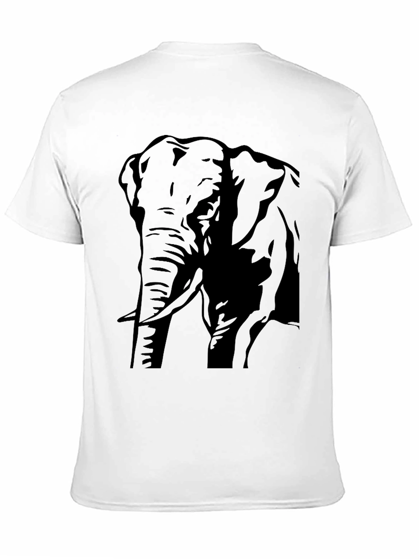 Elephant Graphic Tee - Mens Black T-Shirt