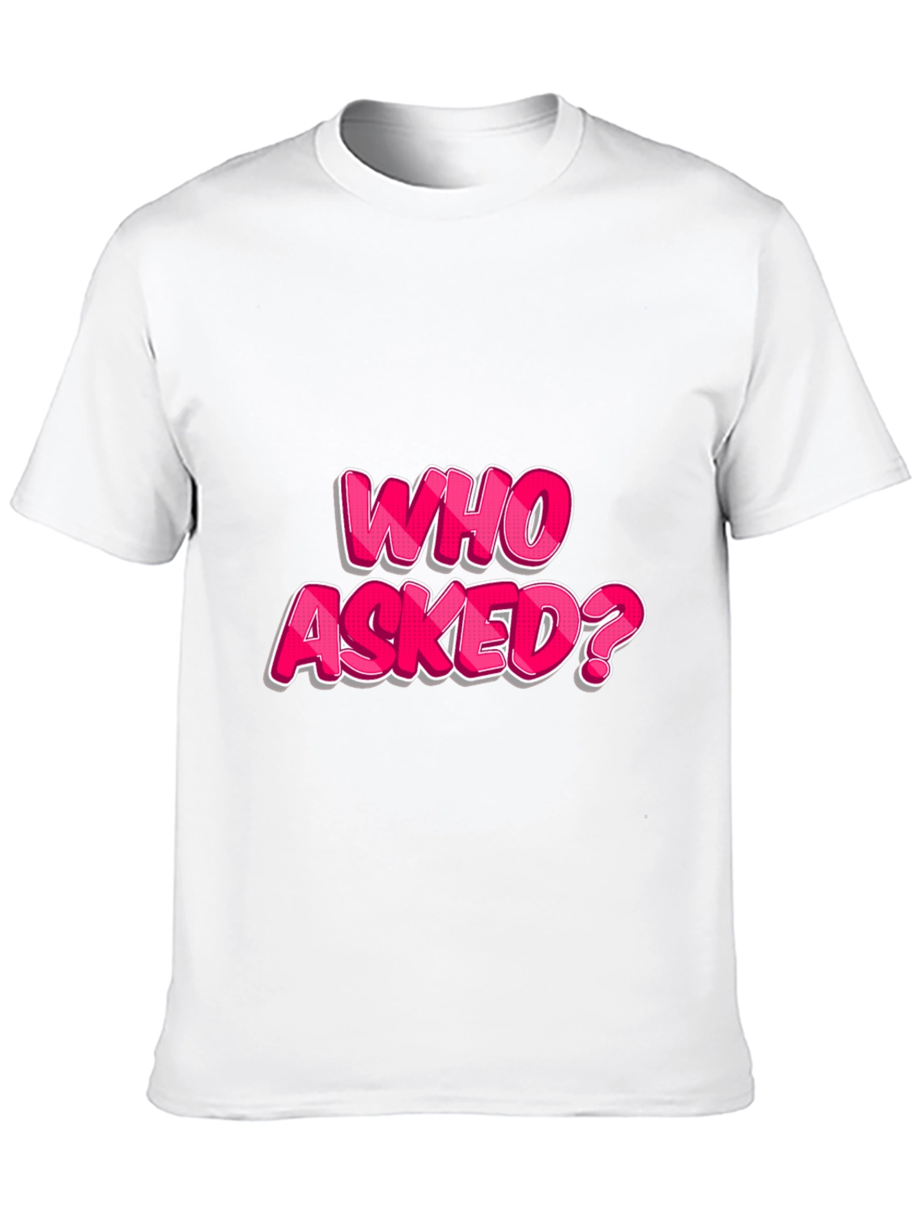 Who Asked? Graphic T-Shirt - Bold Statement Tee