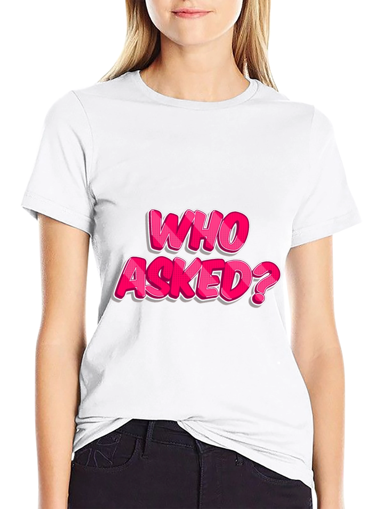 Who Asked? Graphic T-Shirt - Bold Statement Tee