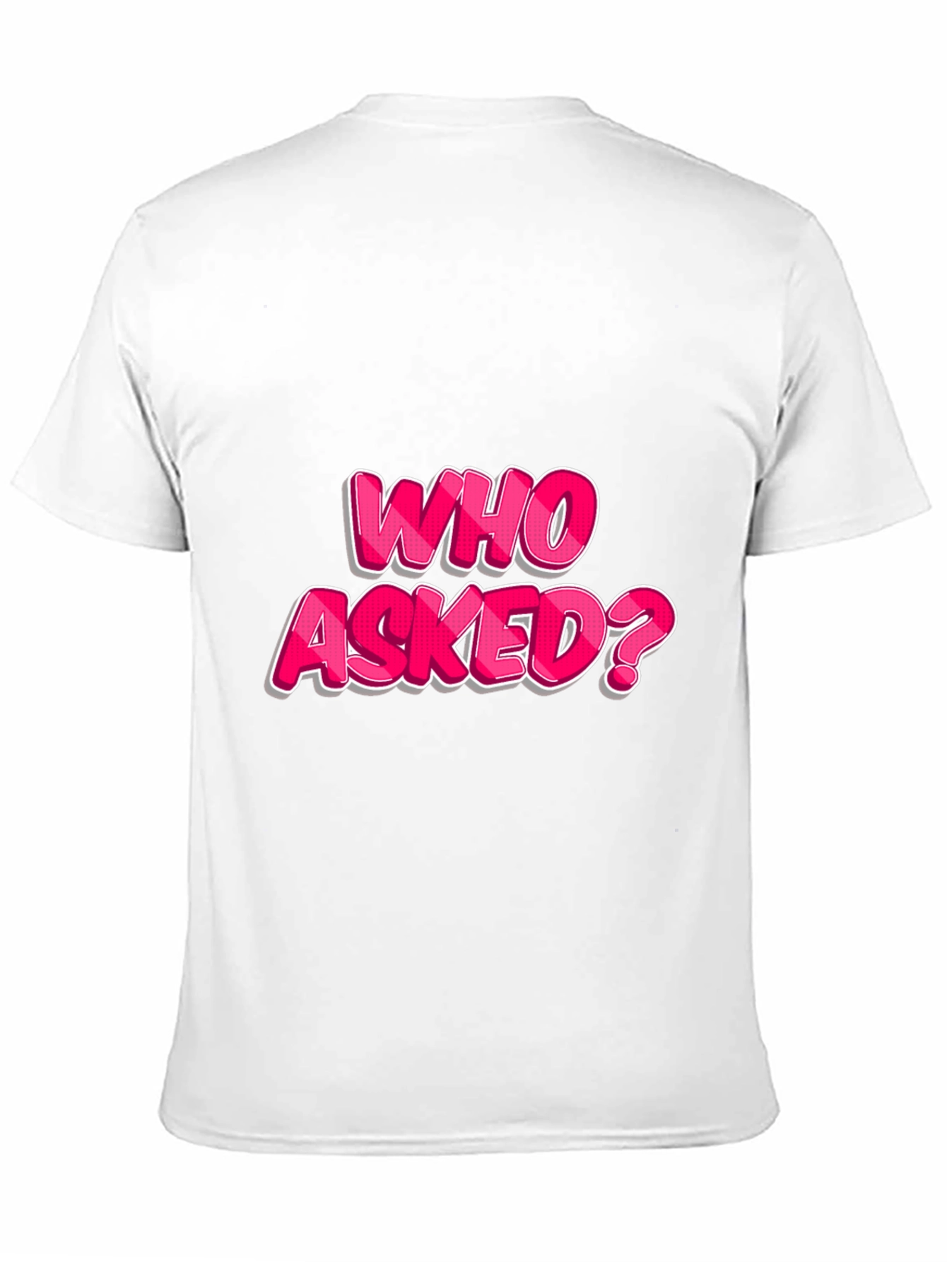 Who Asked? Graphic T-Shirt - Bold Statement Tee